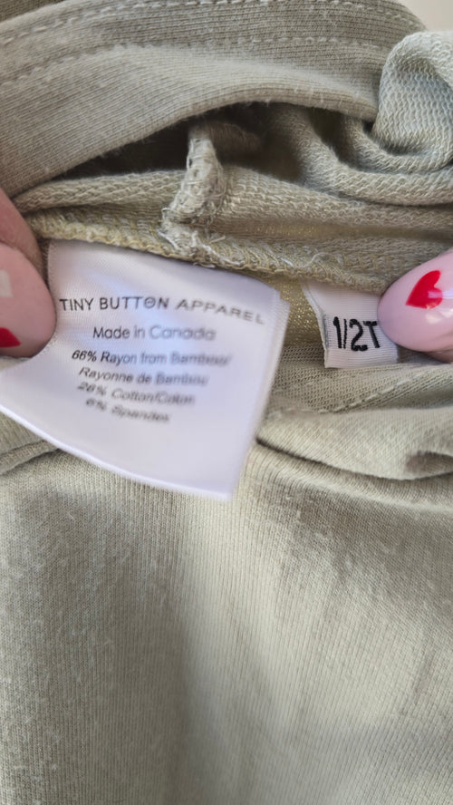 Hooded sweatshirt - Tiny button apparel 1-2T
