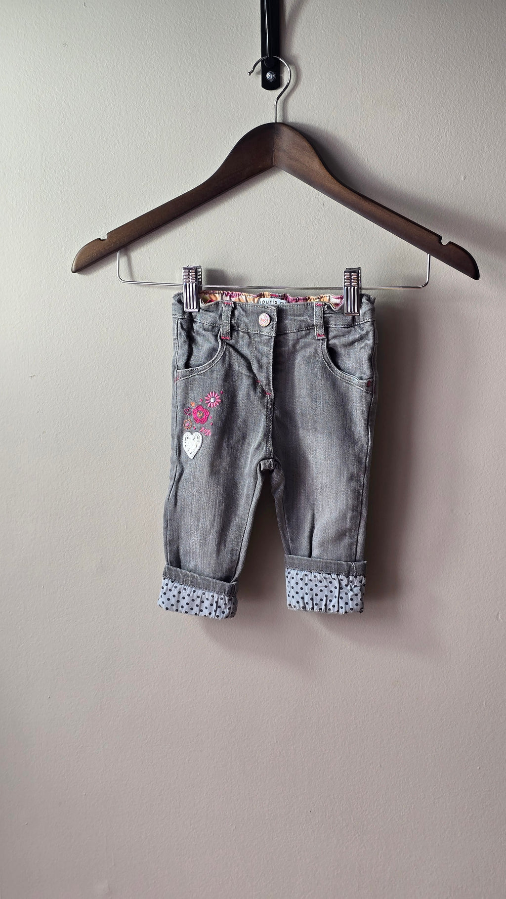 Set of 3 jeans, size 3-6 months