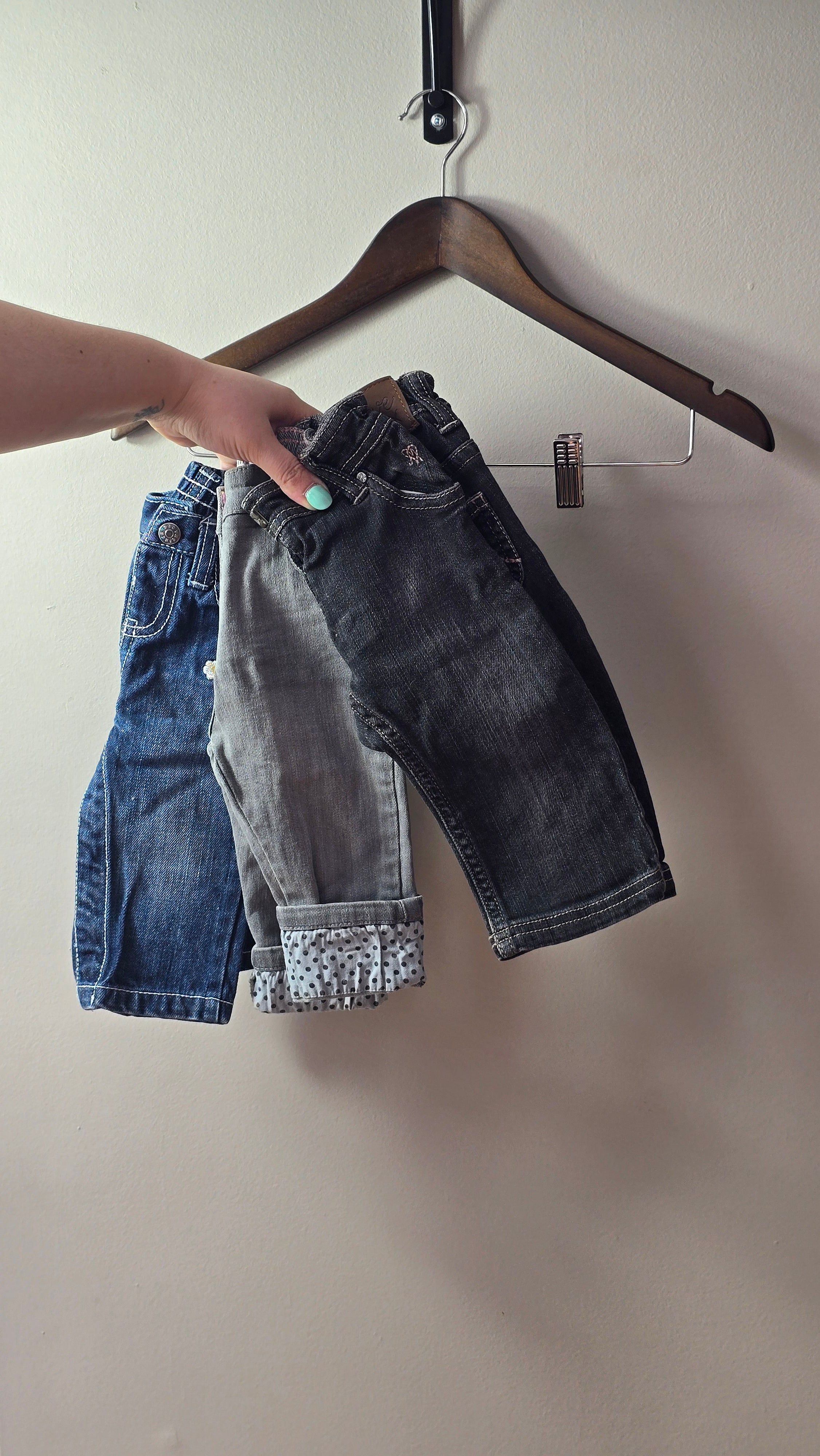 Lot 3 jeans 3-6 mois