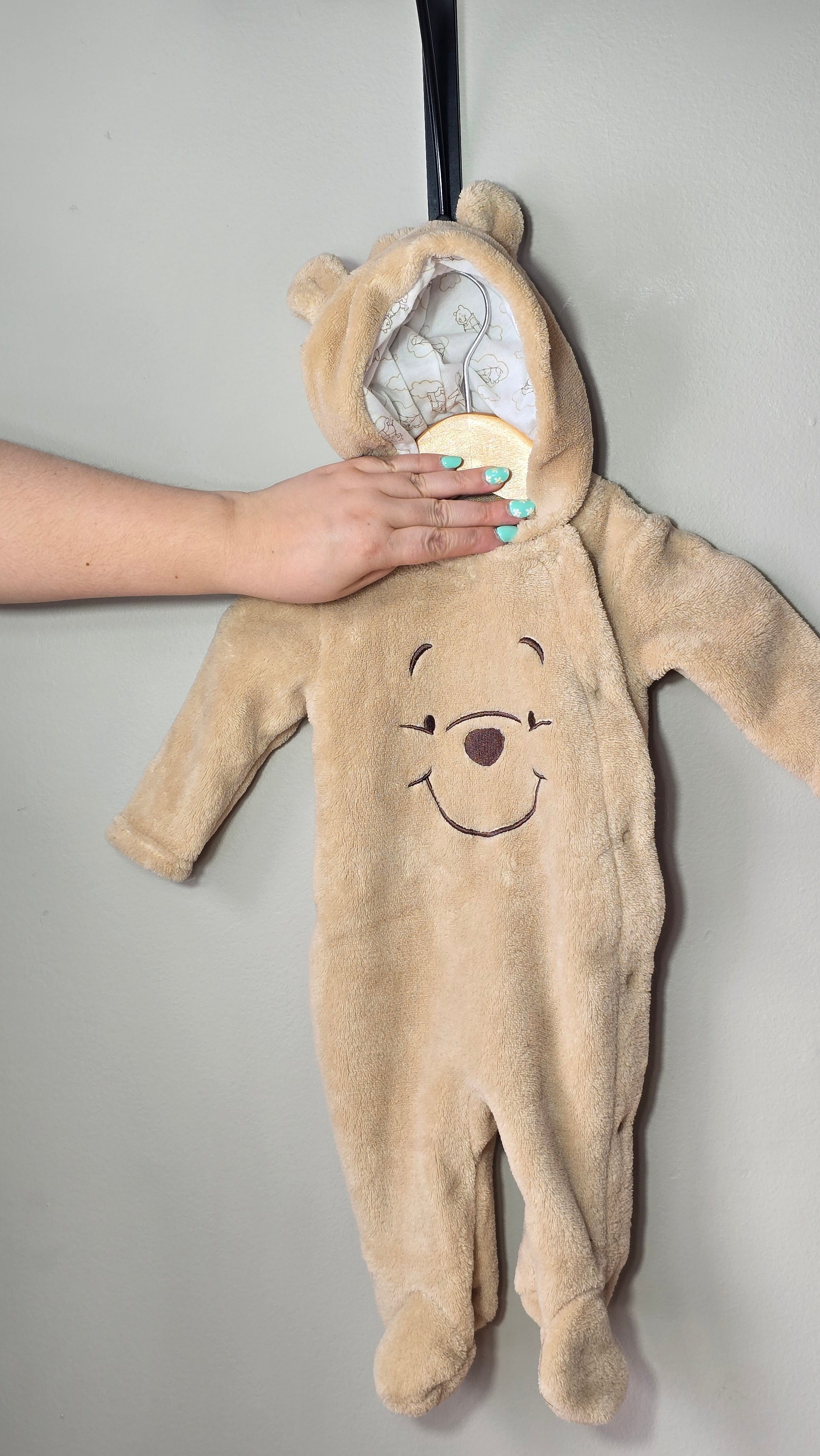 Habit 1 pièce en peluche Winnie l'ourson 0-3 mois