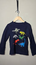 Chandail dinosaures Baby Gap 5 ans