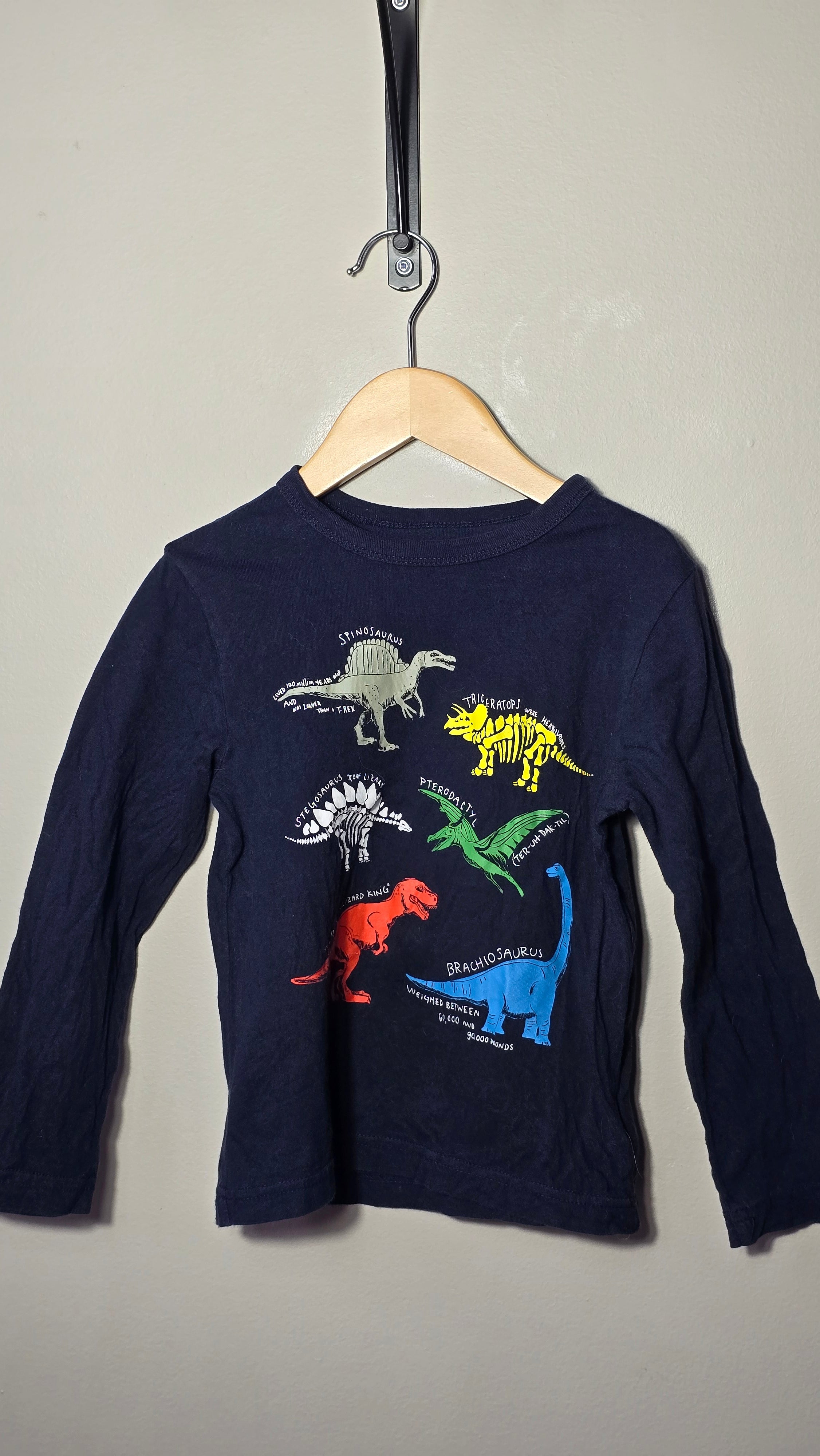 Chandail dinosaures Baby Gap 5 ans