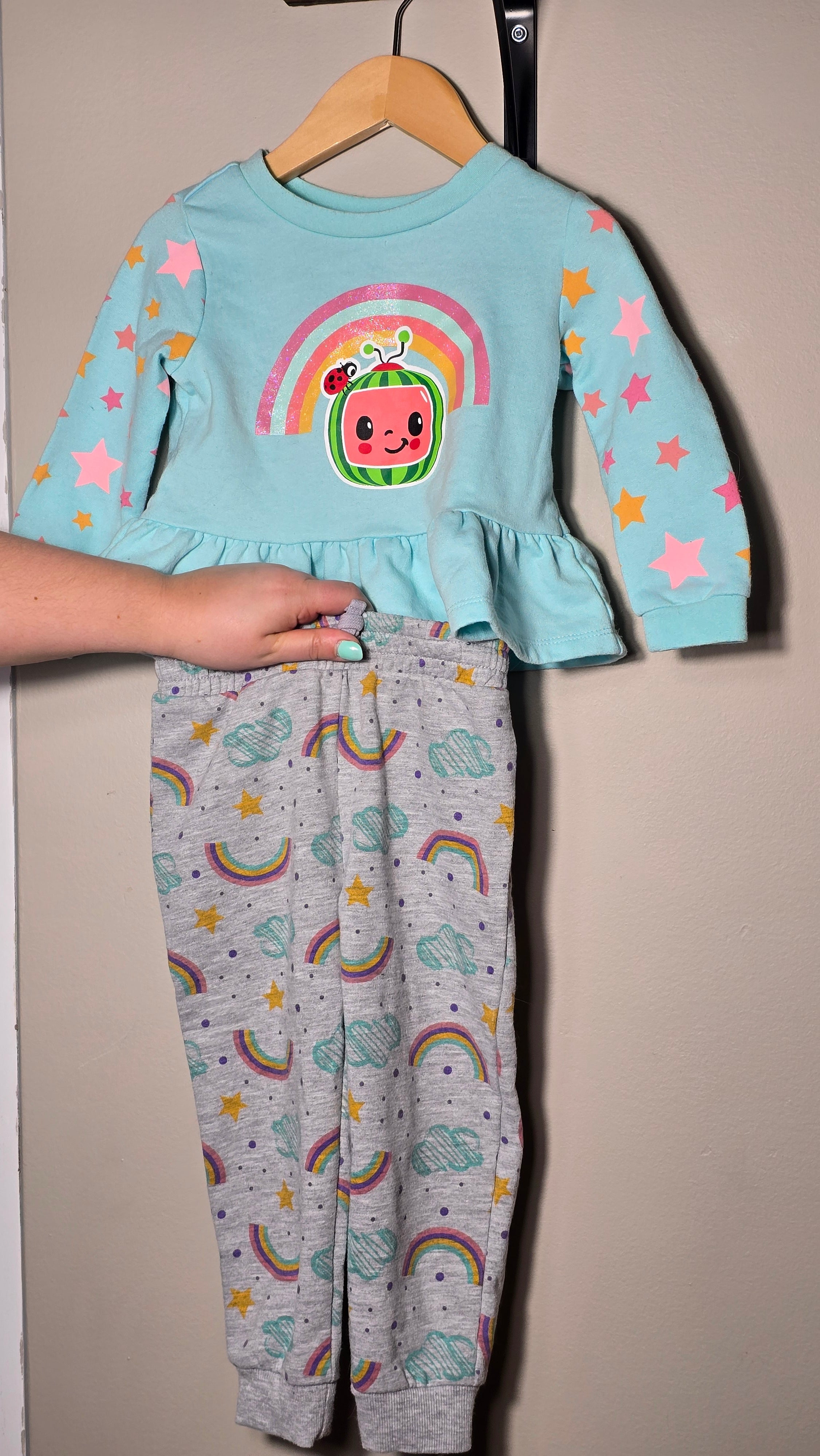Ensemble en molleton Coco Melon 2T