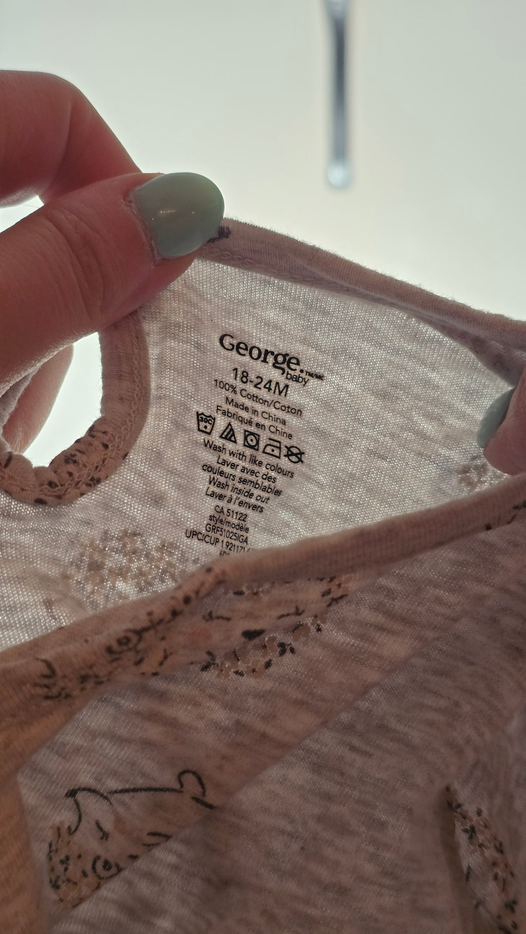 Chandail peplum George 18-24 mois