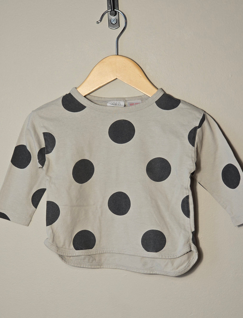Chandail à pois Zara 9-12 mois