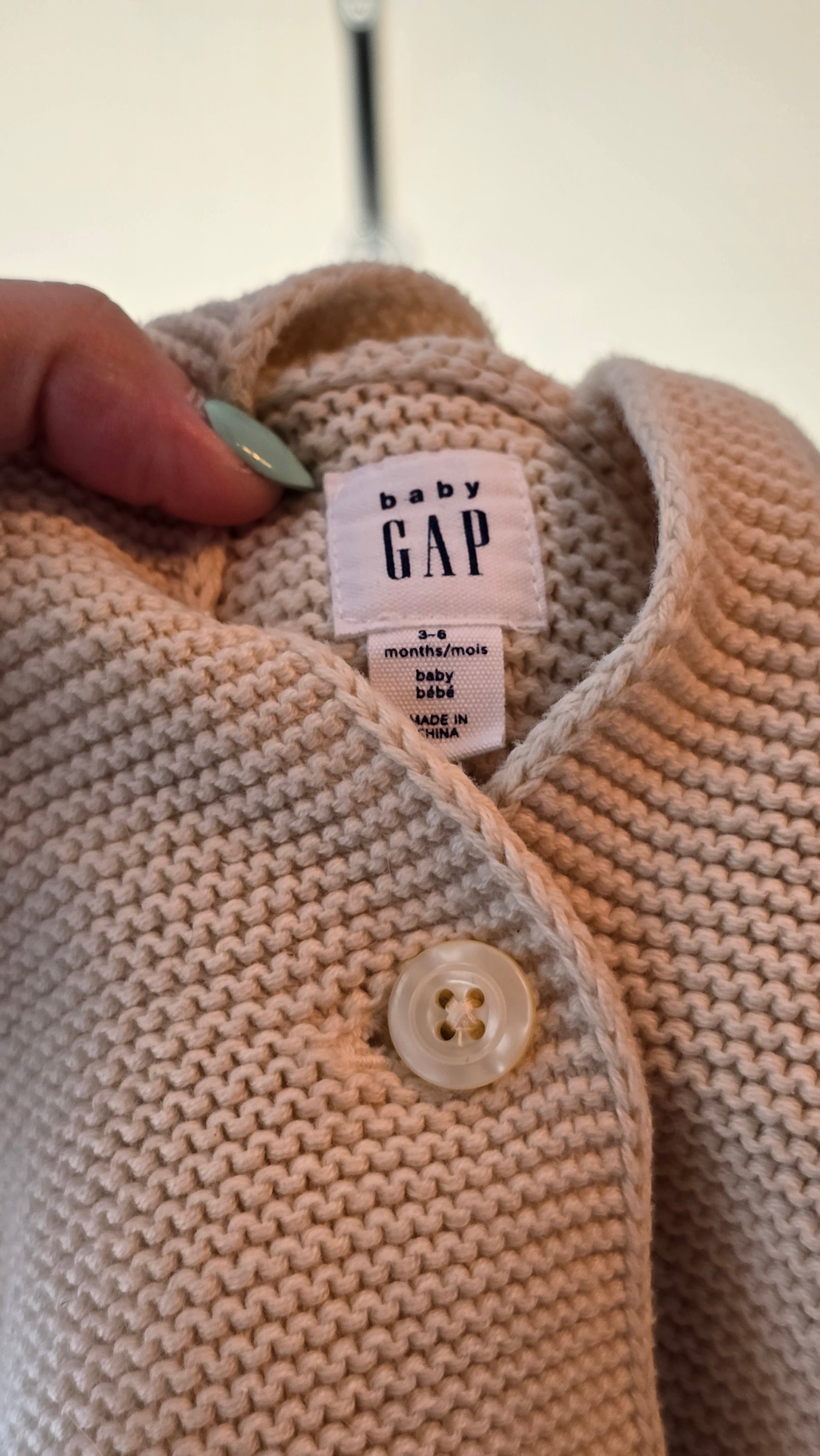 Cardigan en laine avec capuchon Baby Gap 3-6 mois