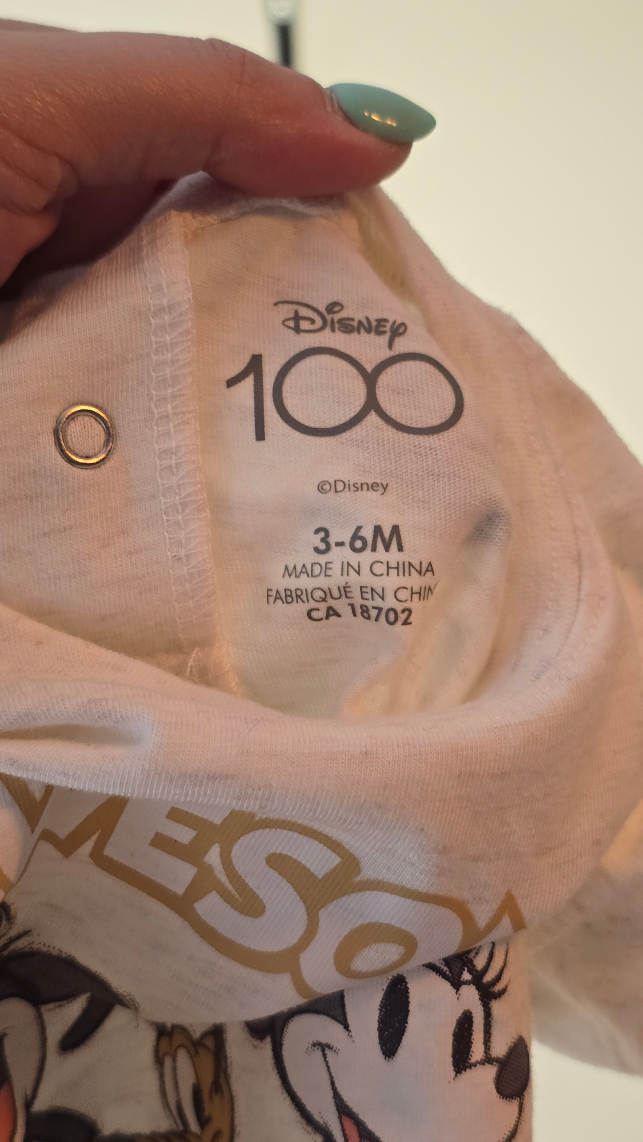 Ensemble short Disney 100 3-6 mois