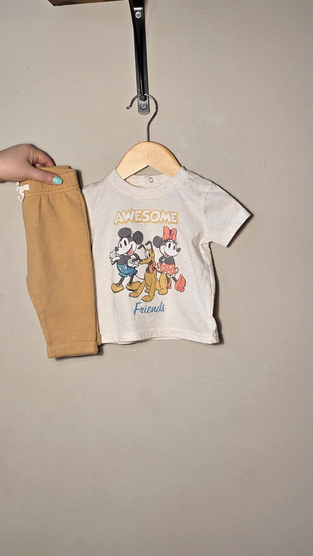 Ensemble short Disney 100 3-6 mois