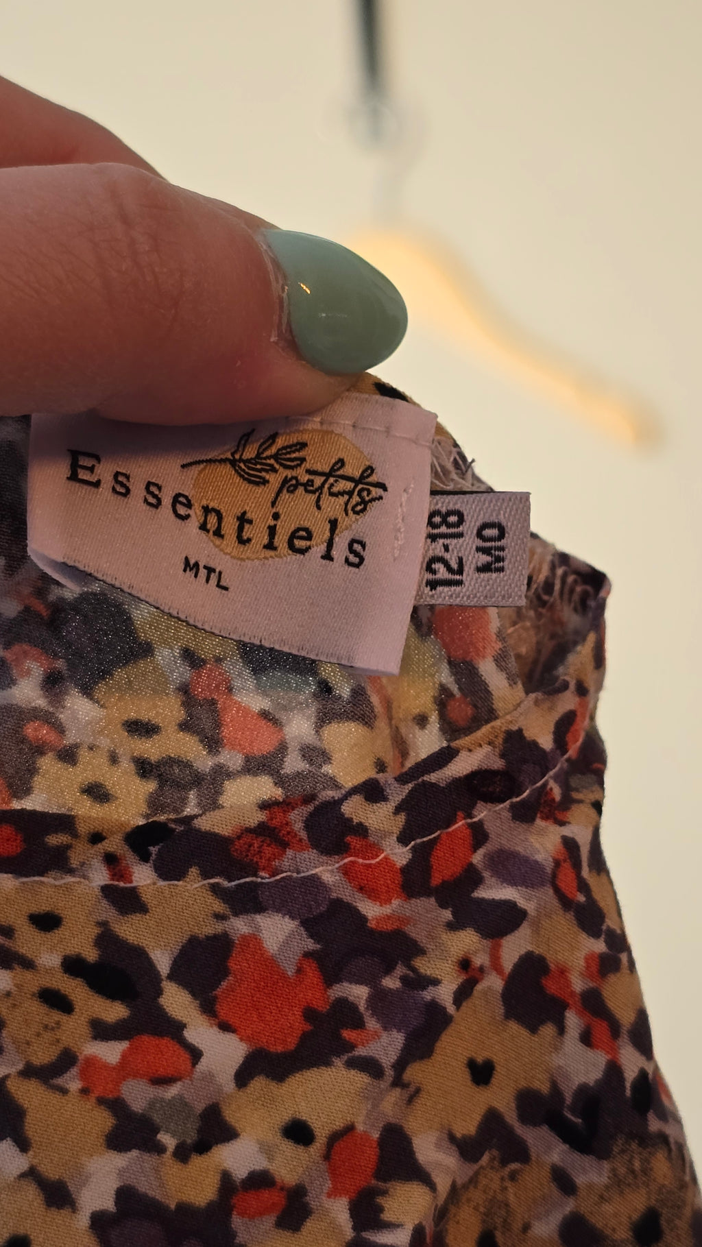 Robe Petits essentiels MTL 12-18 mois (Ancienne compagnie québécoise)