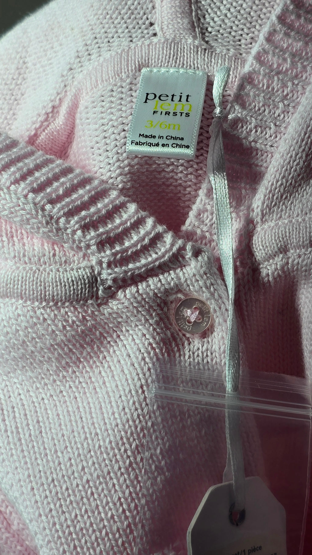 Cardigan en laine Petit Lem 3-6 mois *Neuf*