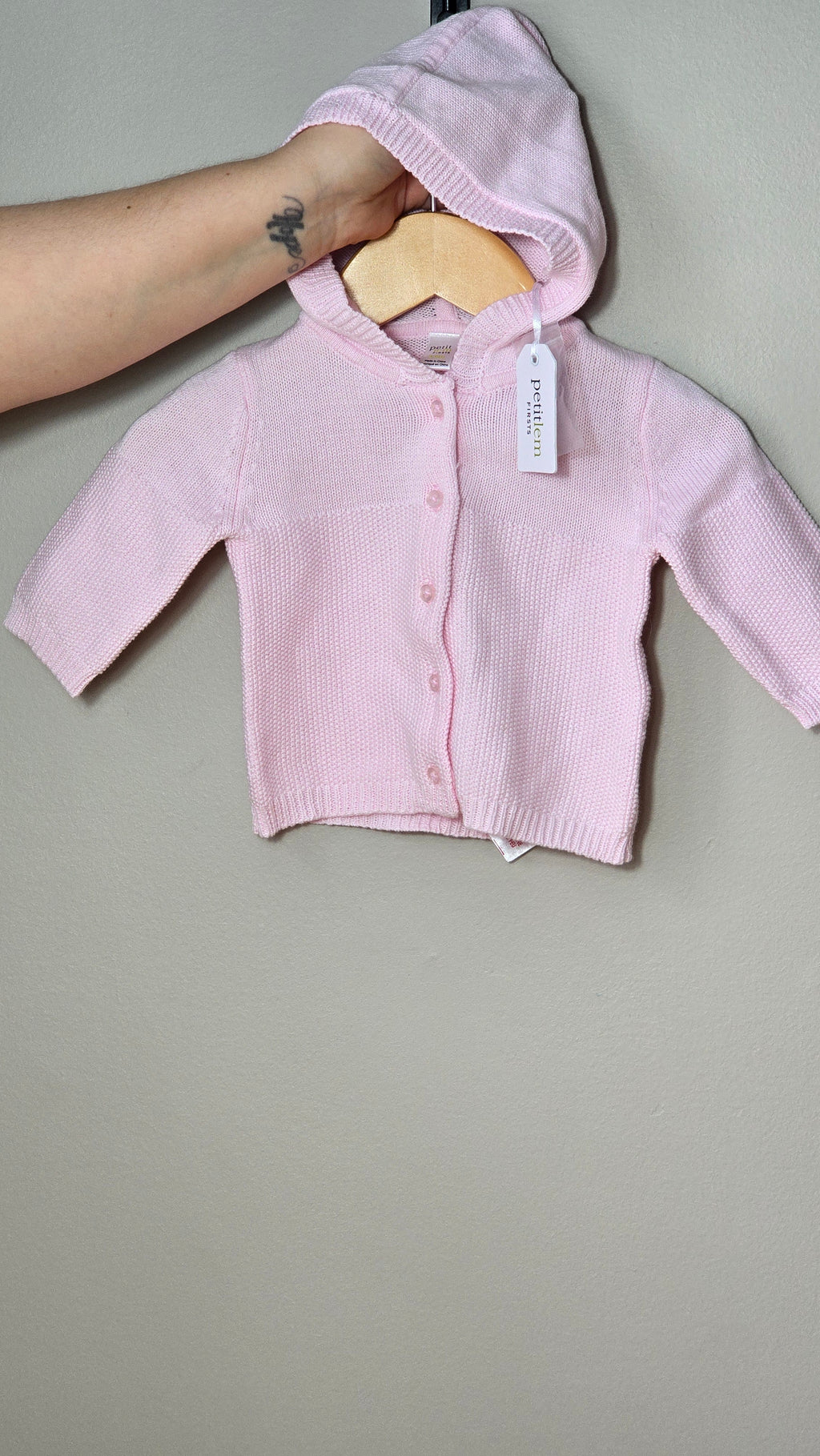 Cardigan en laine Petit Lem 3-6 mois *Neuf*
