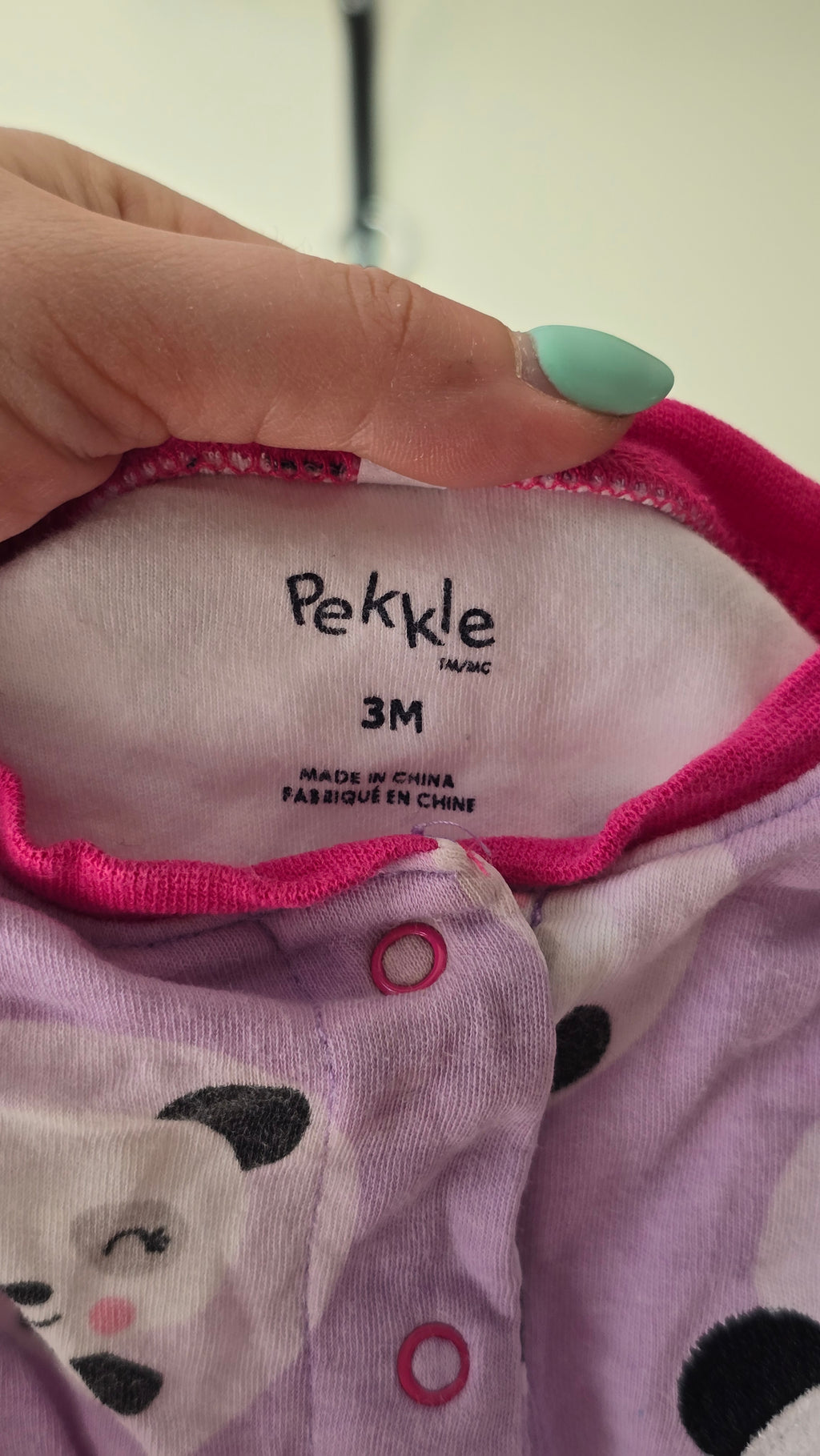 Pyjama à boutons Pekkle 3 mois