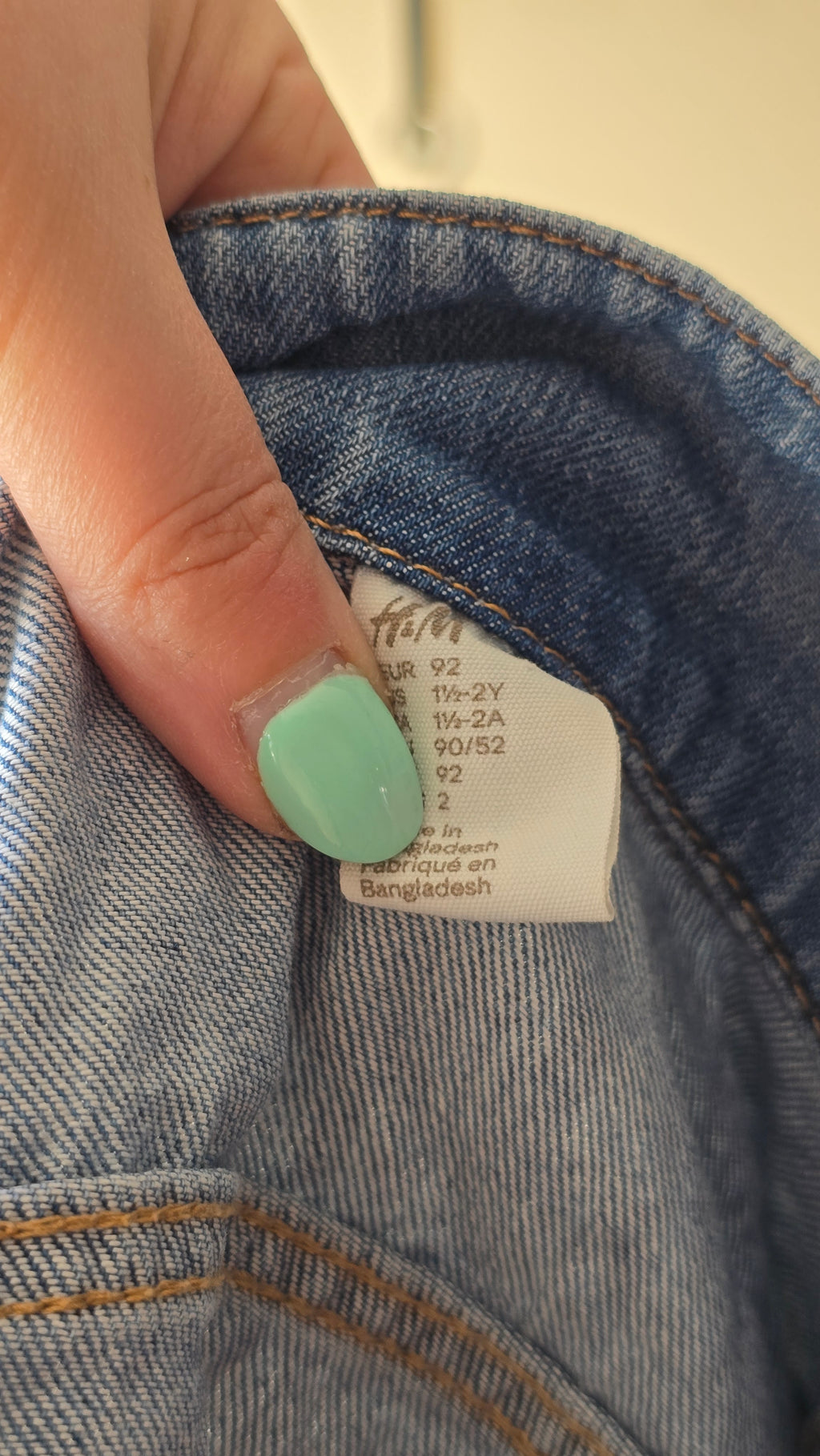 Veste en jeans H&M 1 1/2-2 ans