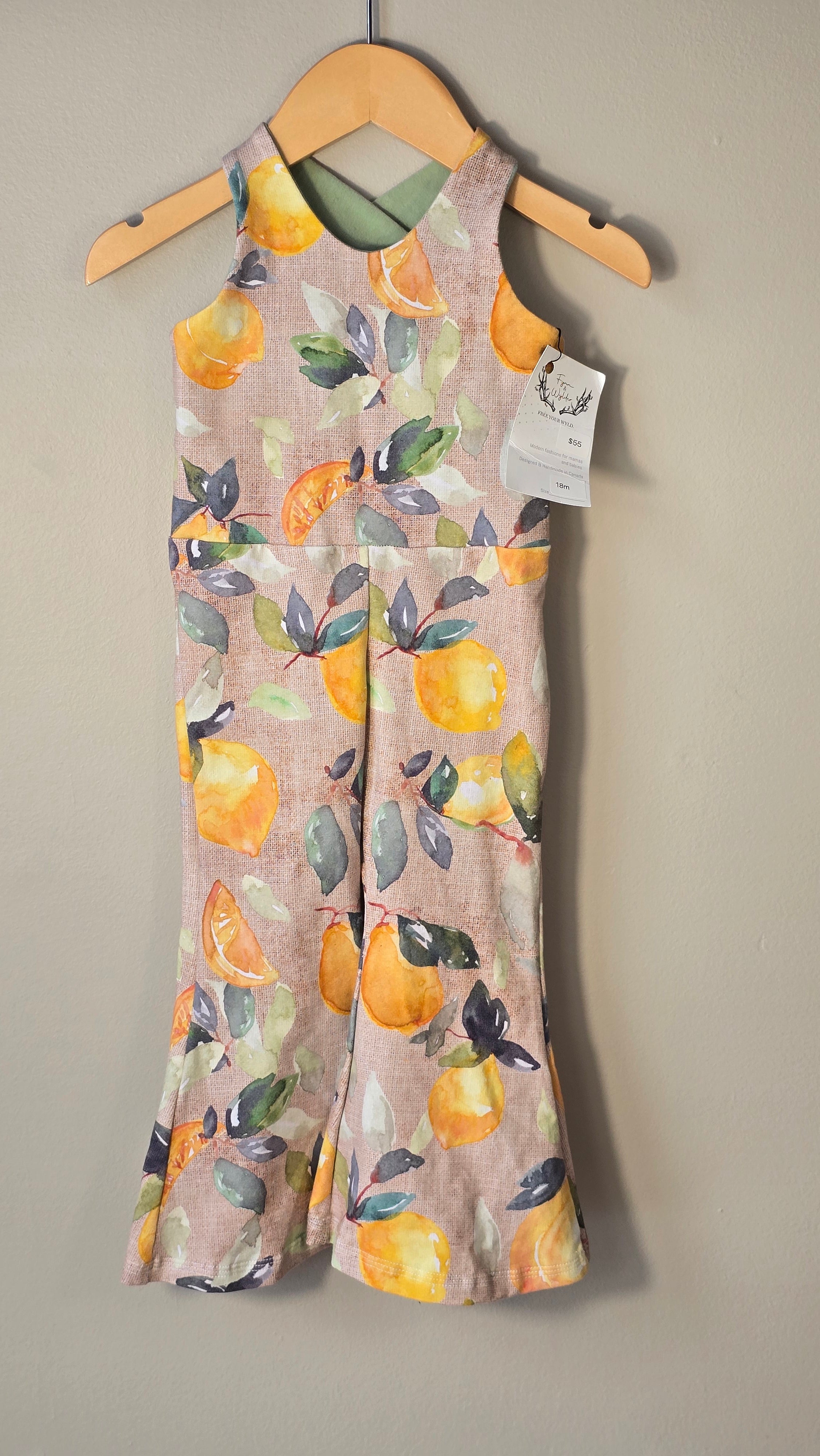 Romper en bamboo Fynn&Wylder 18 mois *Neuf valeur 55$*