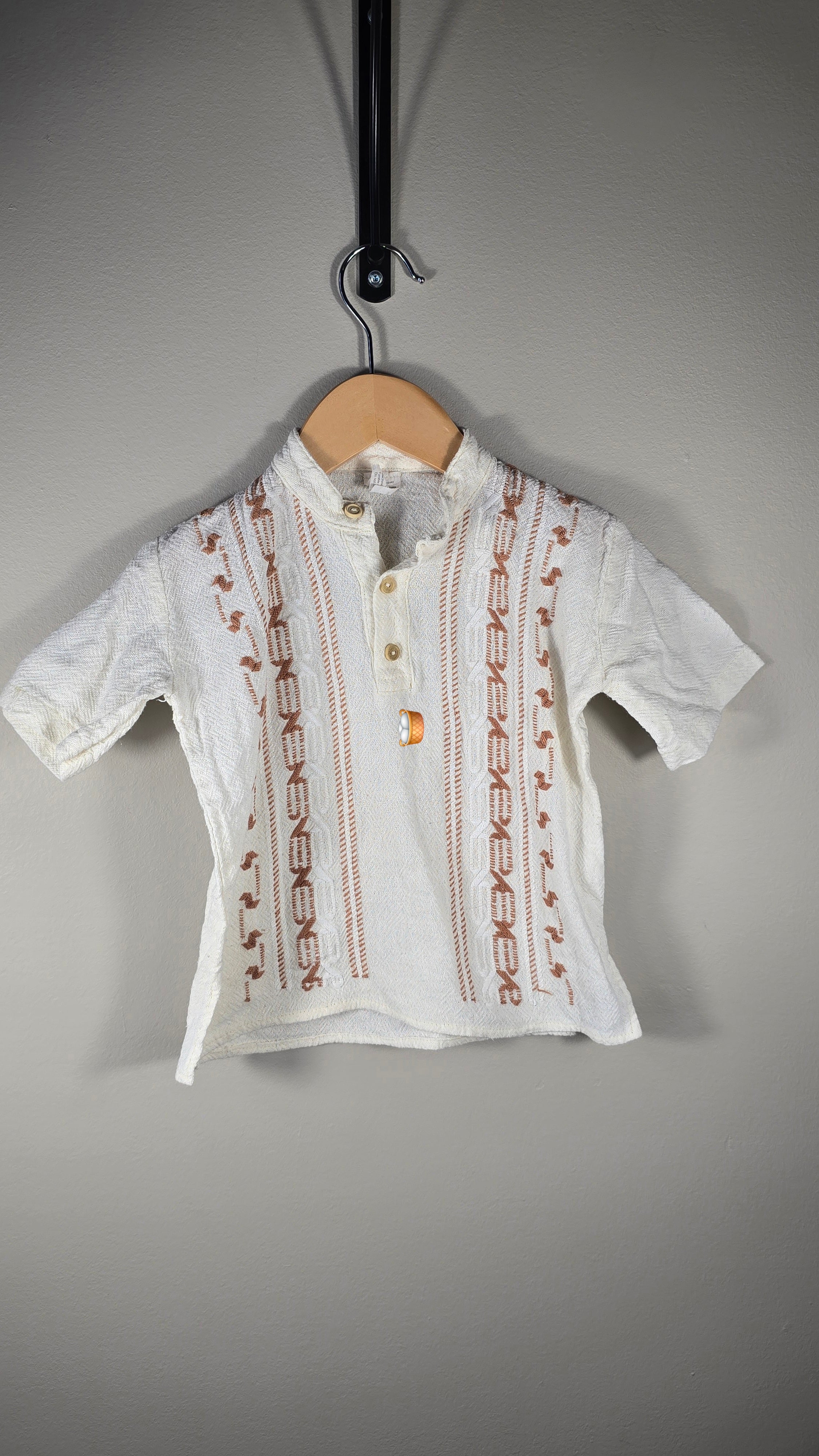 Chemise en lin Marque inconnue estimé 5T