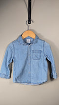 Chemise en jeans Zara 12-18 mois