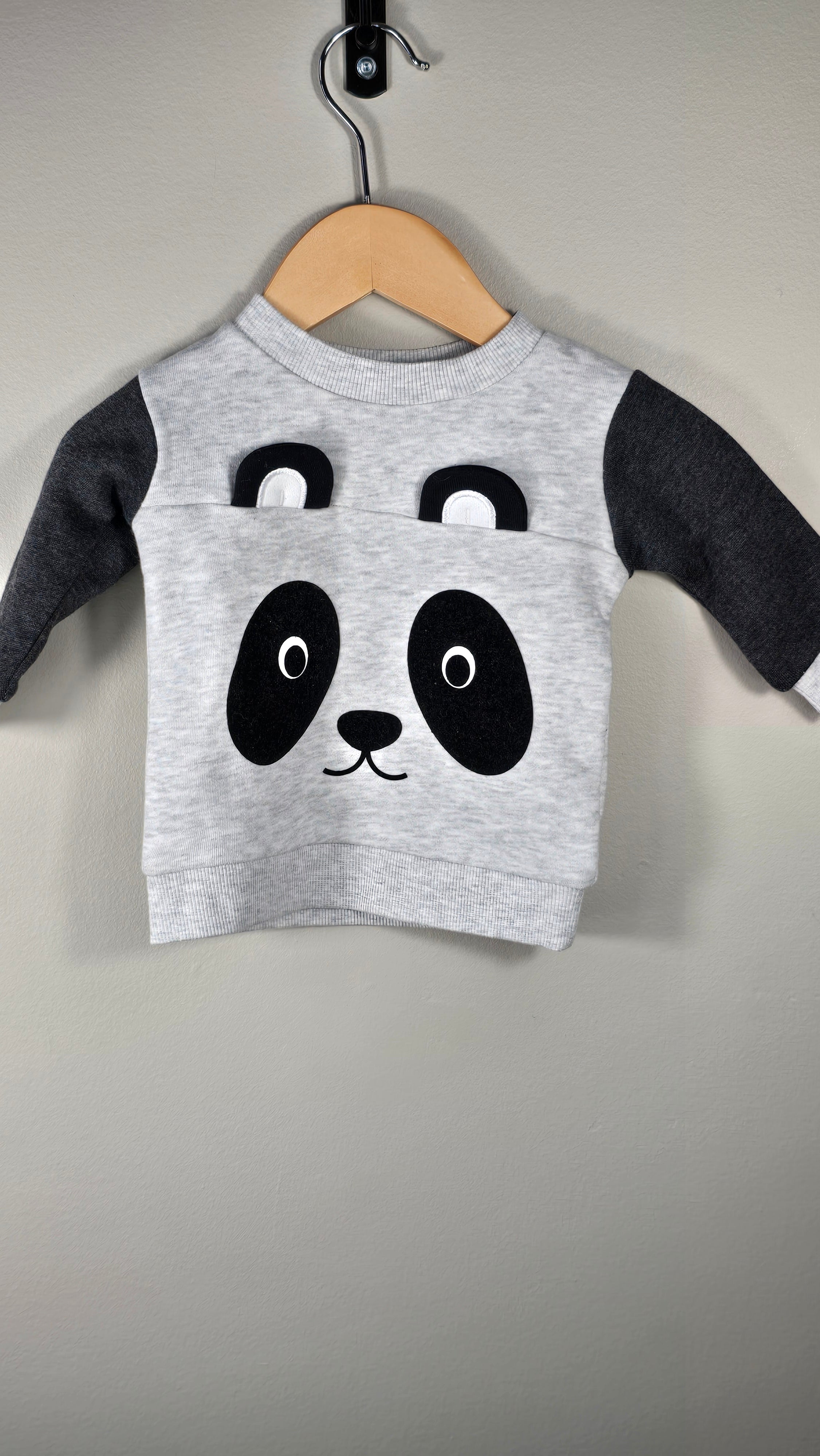 Crewneck panda George 0-3 mois