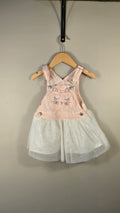 Robe salopette lapin en jeans et tulle Carter's 2T
