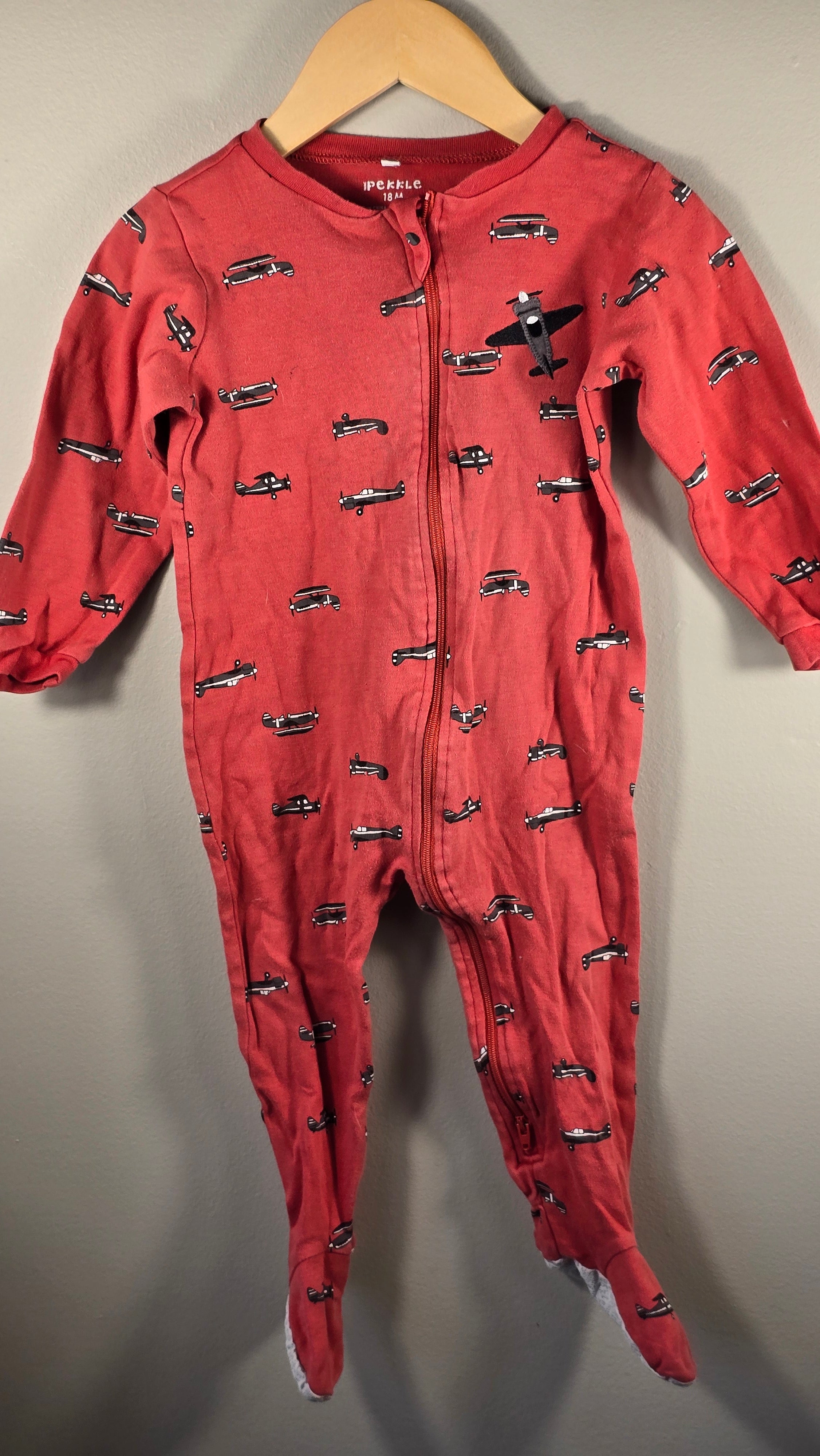 Pyjama Pekkle avion 18 mois *imparfait