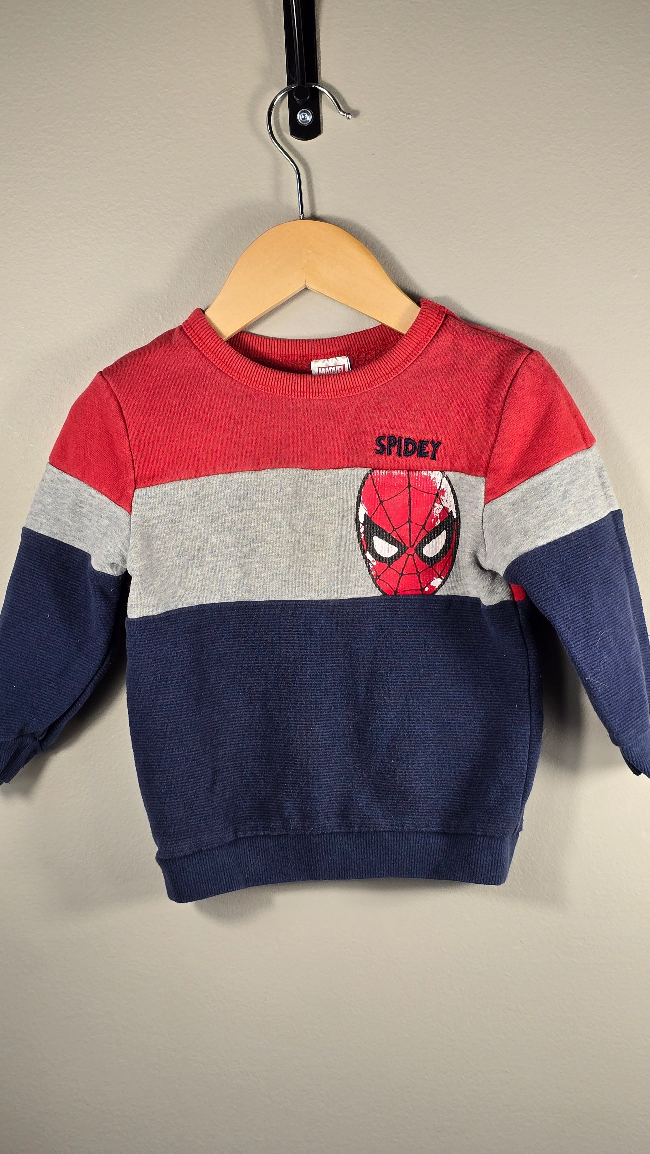Crewneck spider-man 24 mois