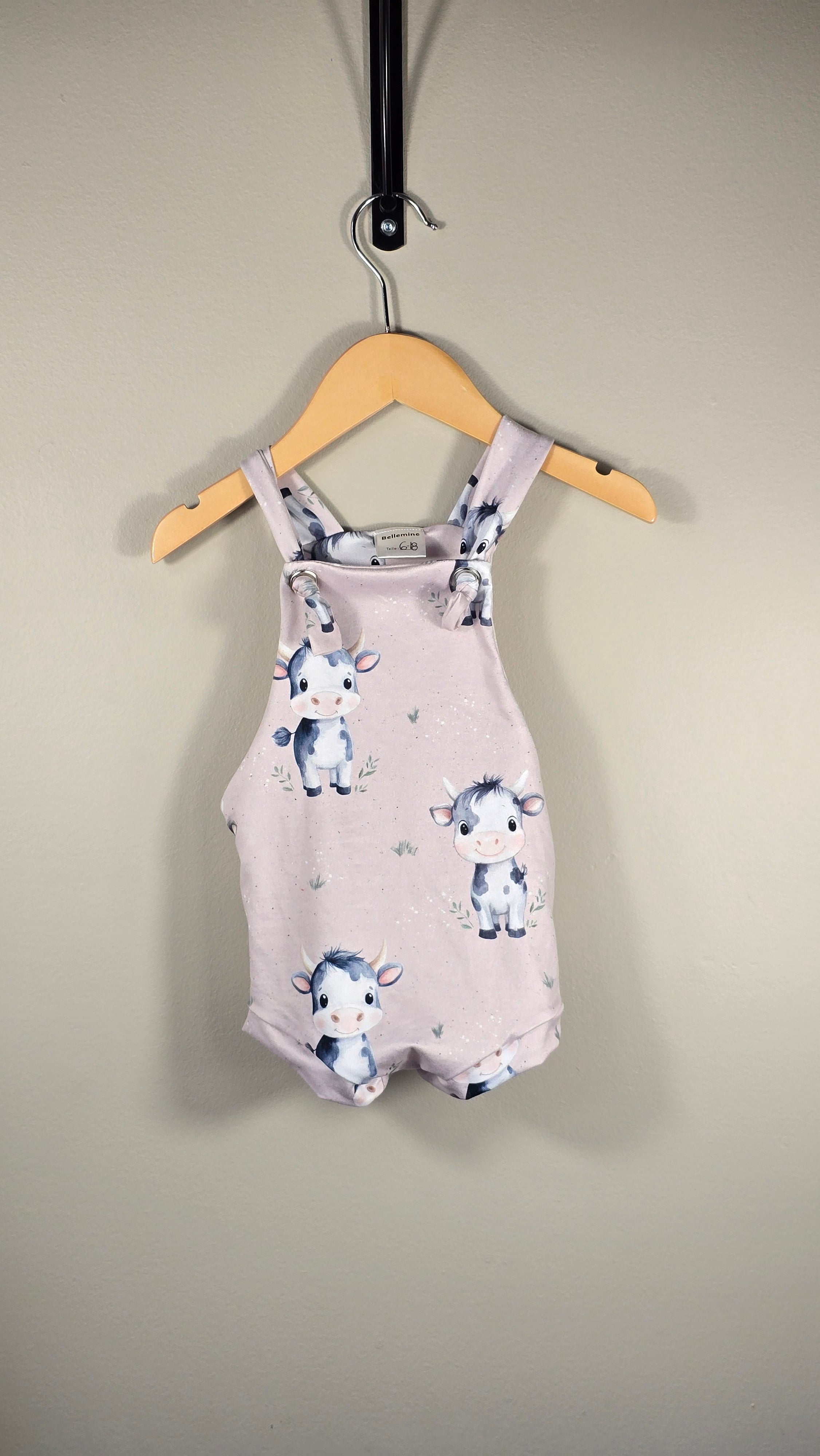 Salopette short en bamboo Bellemine 6-18 mois