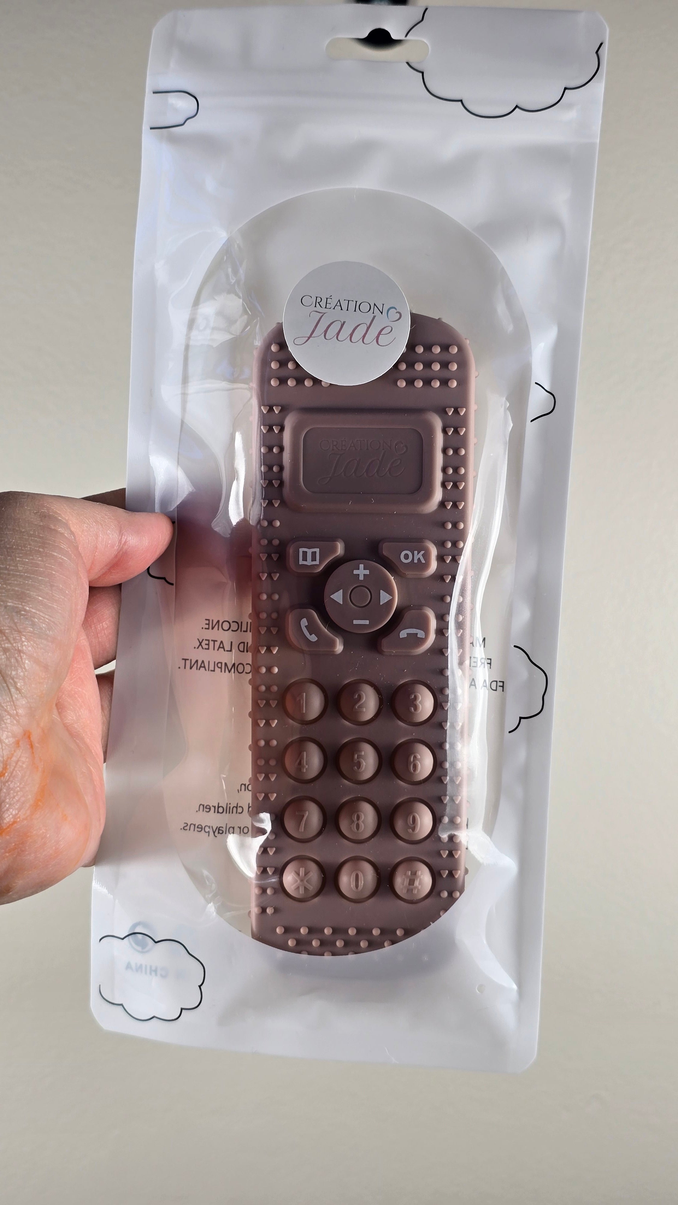Manette pop-it | Création Jade | vieux rose