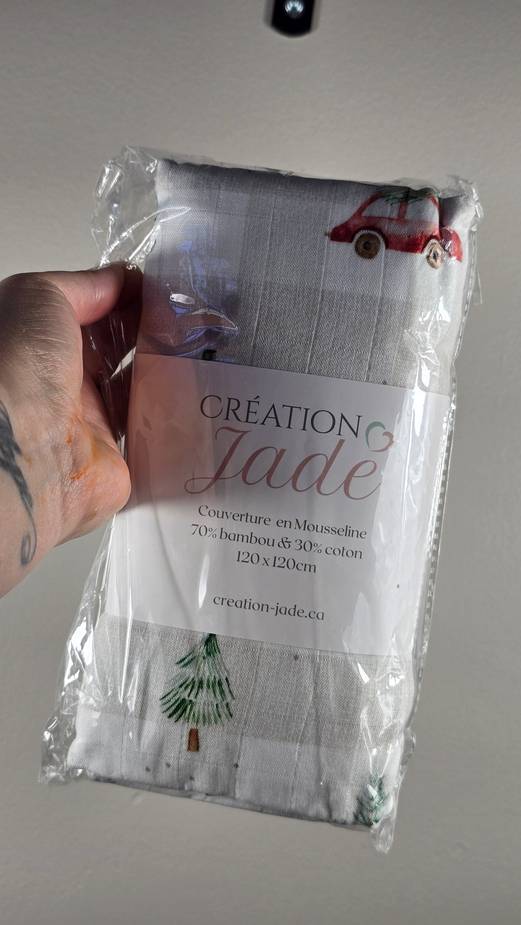 Mousseline en bamboo & coton | Création Jade | Cueillette de sapins