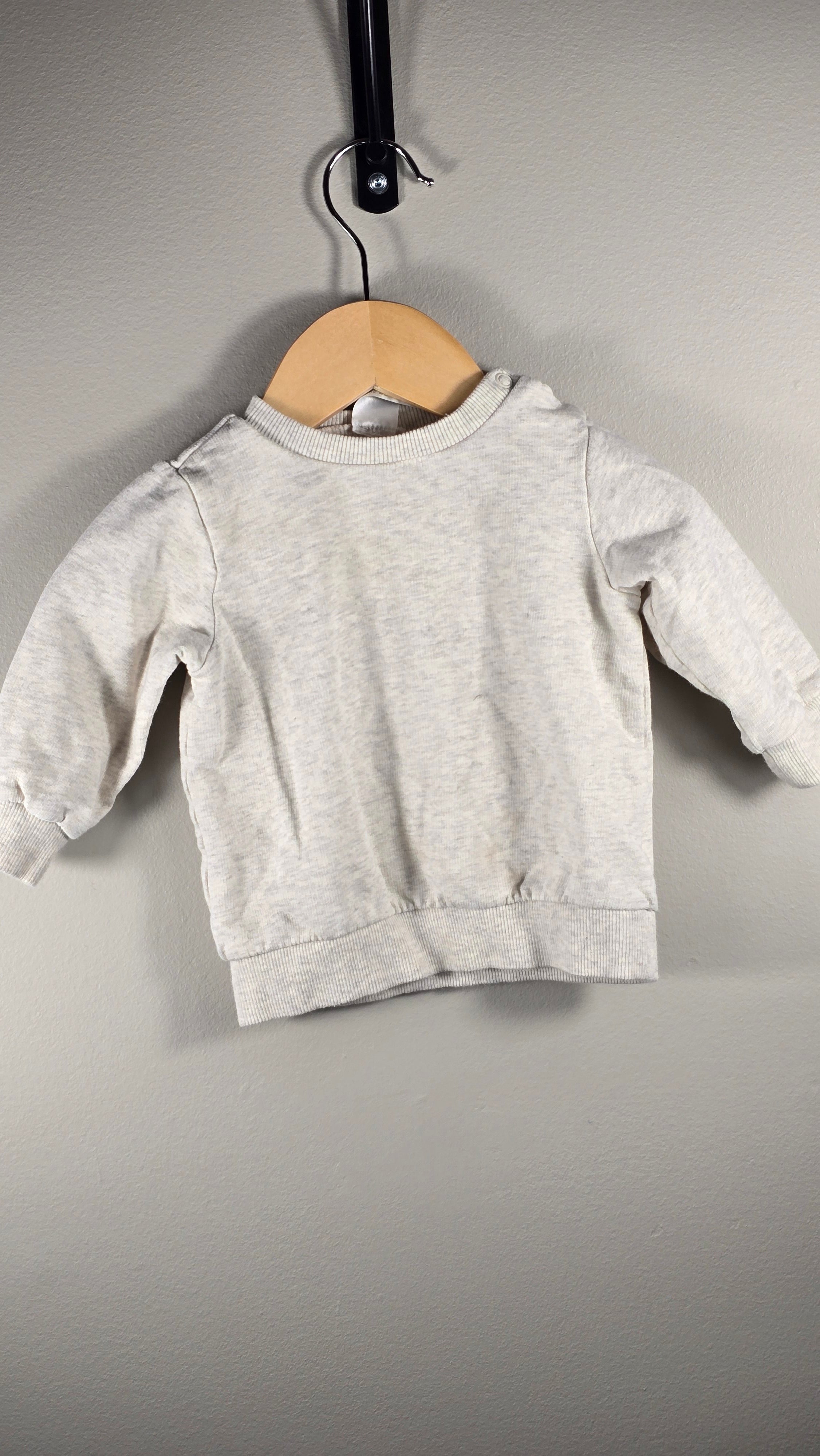 Crewneck en coton biologique | H&M | 4-6 mois