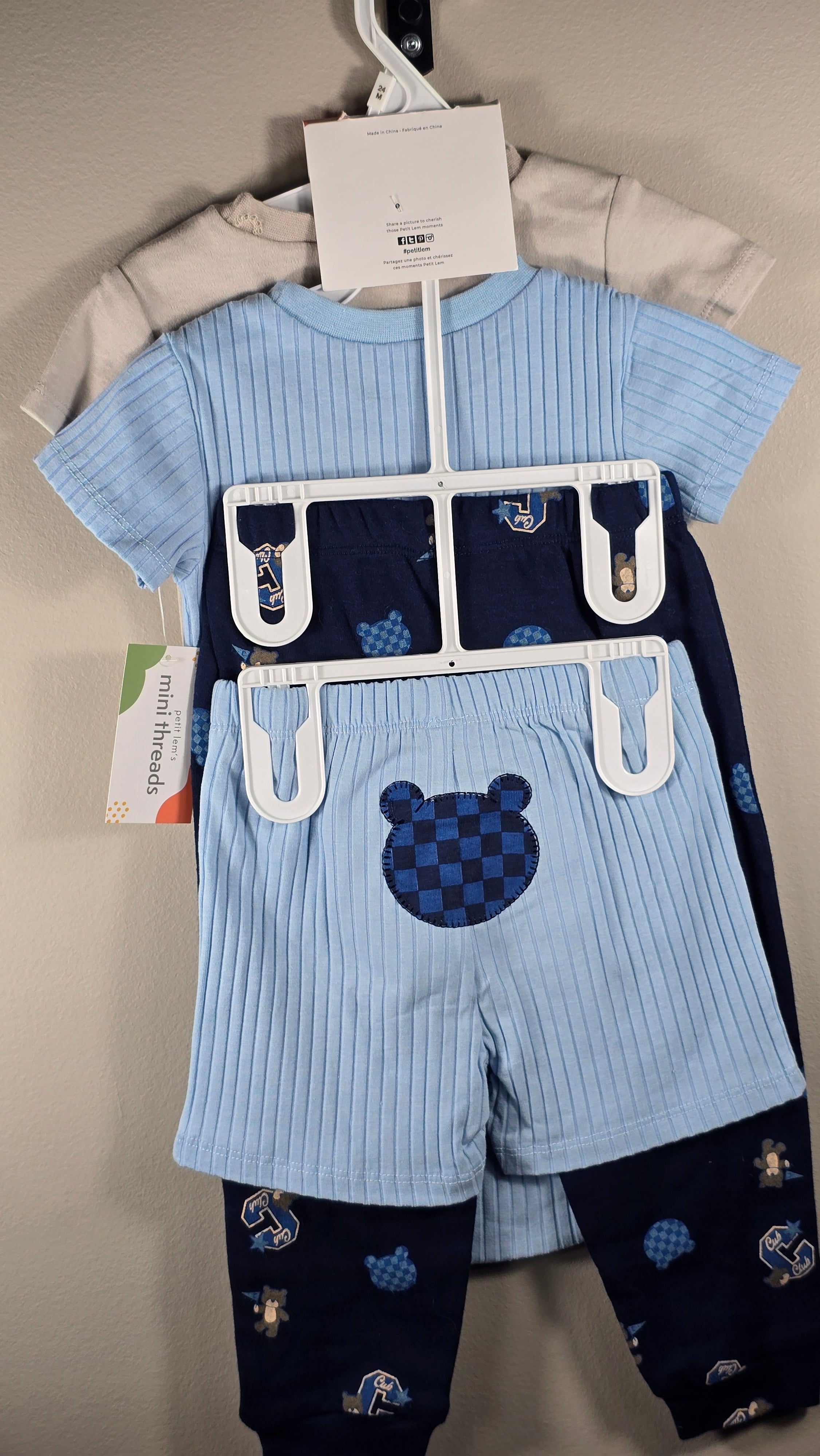 *Neuf Ensemble 4 pièces | Petit Lem's mini thread | 24 mois