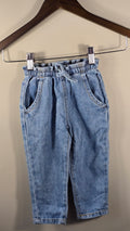 *Jeans coupe baril taille paperbag | Gagou Tagou | 18 mois *Cordon non fonctionnel