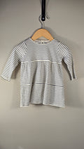 Robe côtelée rayée | H&M | 4-6 mois *comme neuve