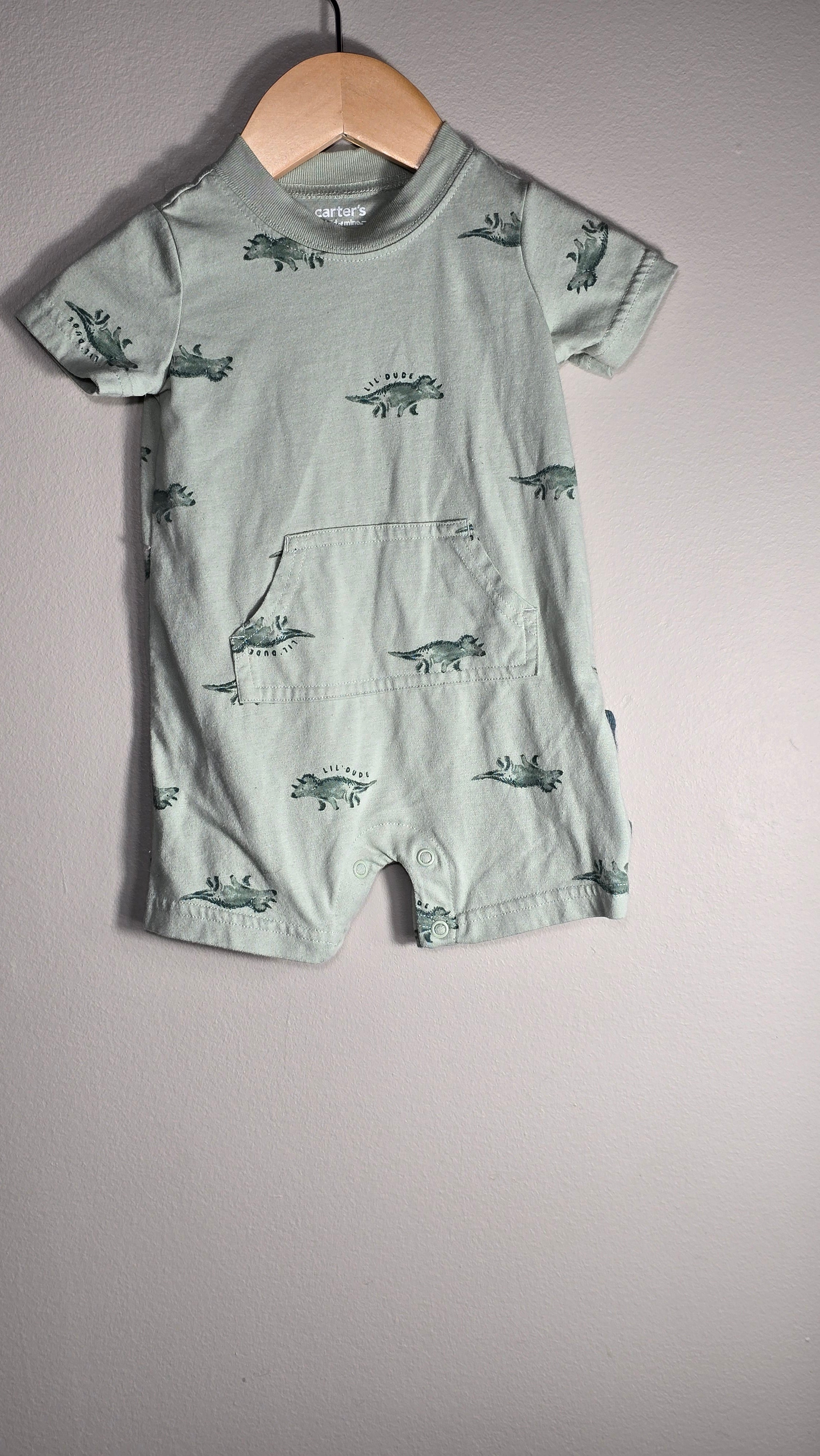 Romper dinosaures | Carter's | 6-9 mois