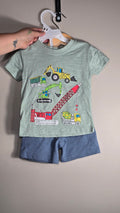 *Neuf Ensemble machinerie lourde | Cat & Jack | 18-24 mois