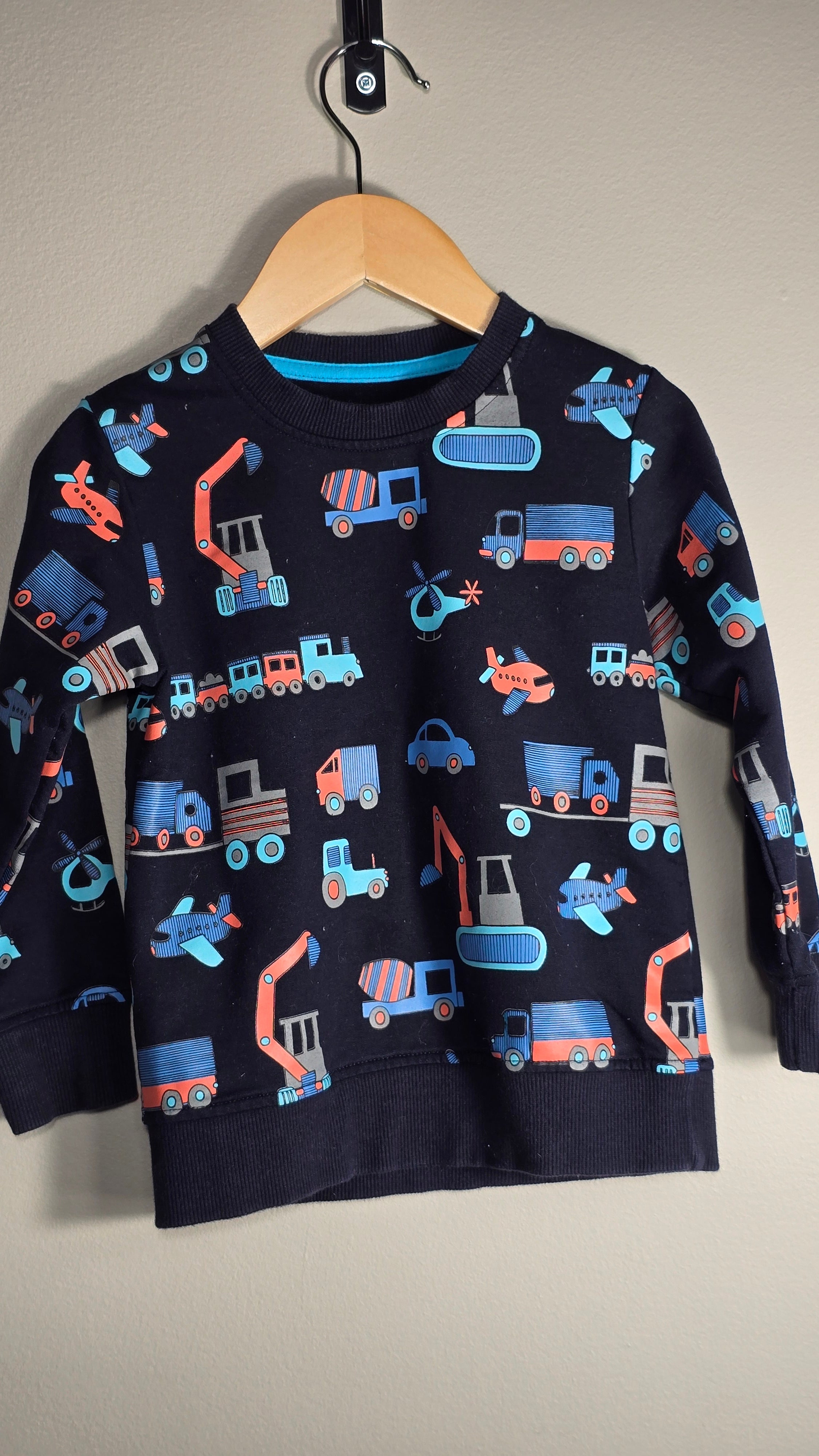 Crewneck véhicules | Marque inconnue | 4T *Un peu mousseux