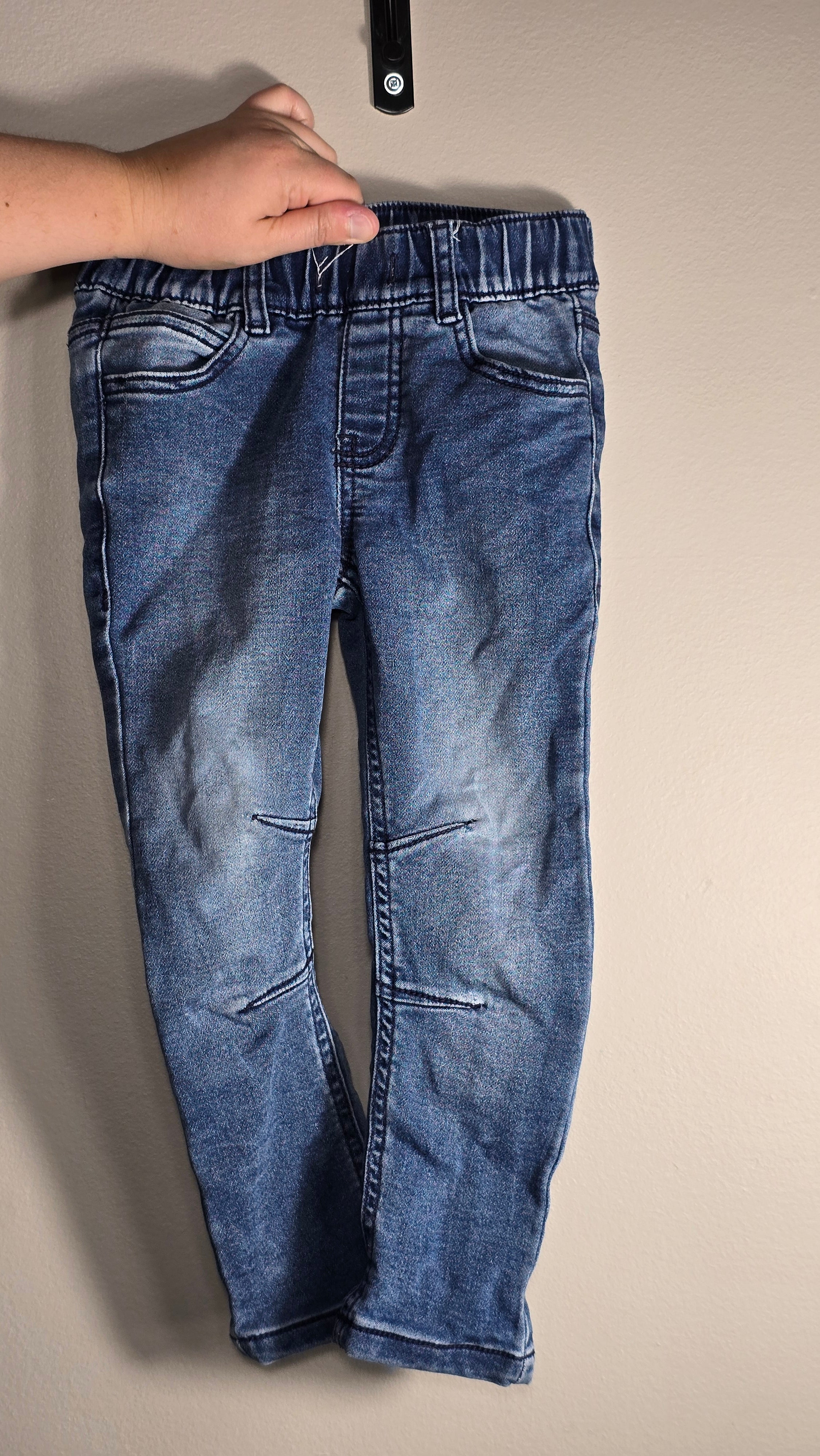 Jeans à taille élastique | Marque inconnue | 3T *Un peu délavé