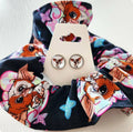Ensemble chouchou et boucles d'oreilles *Neuf*