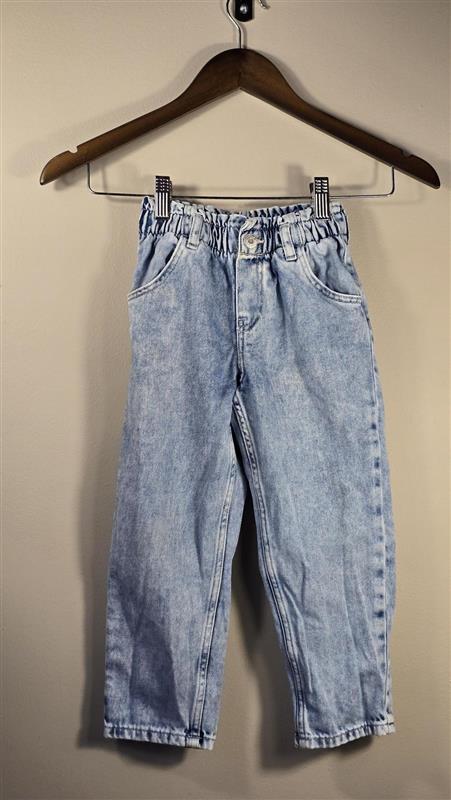 Jeans coupe décontractée taille paperbag | H&M | 3-4T