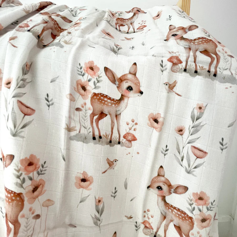 Mousseline en bambou & coton Création Jade - Bambi