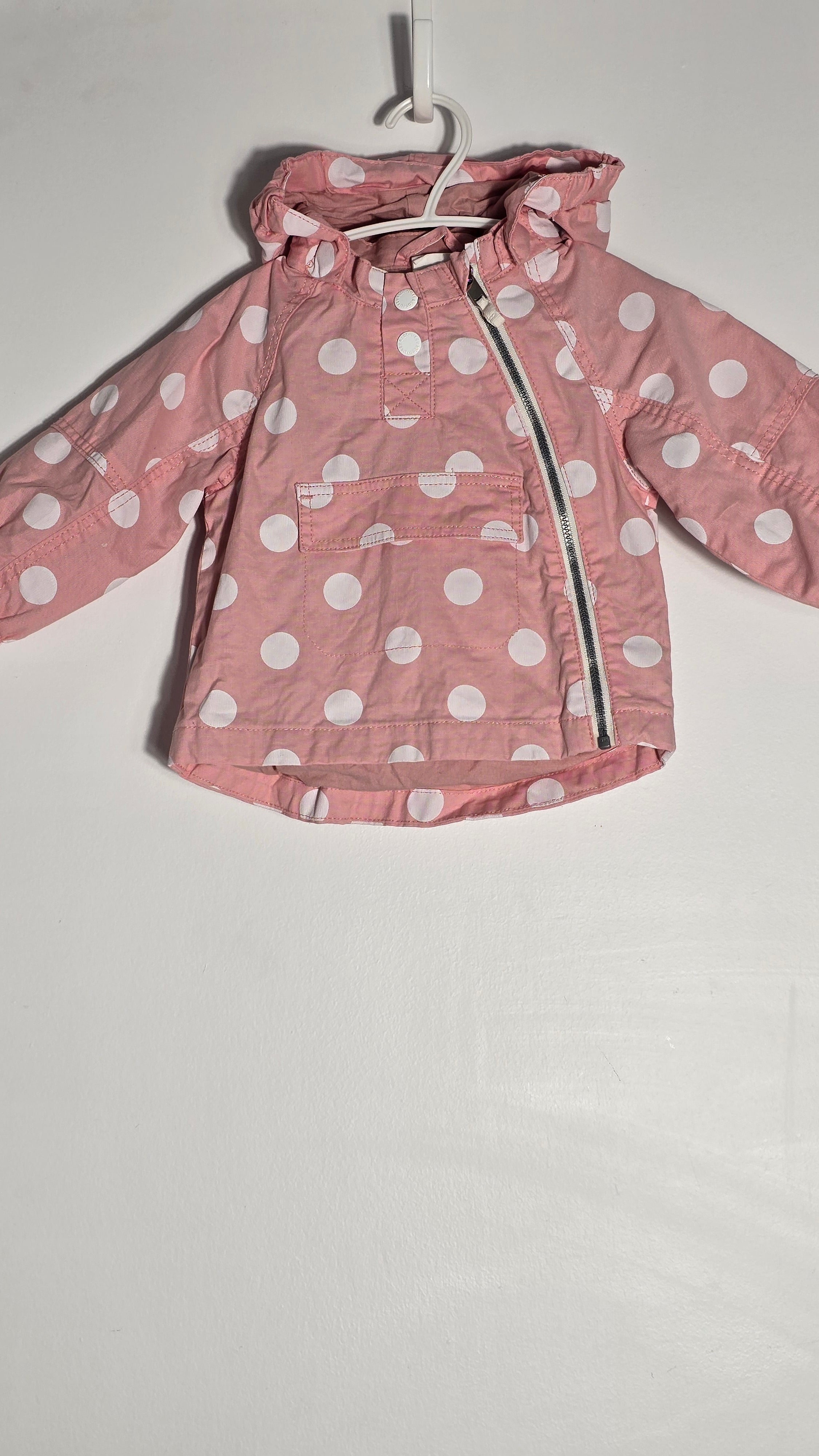 Manteau mi-saison à pois | H&M | 4-6 mois