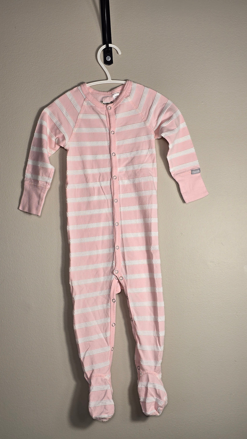Pyjama ligné (texturé) à boutons | Coccoli | 18 mois