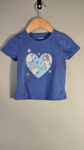 T-shirt terre en cœur | Pekkle | 24 mois *Super doux