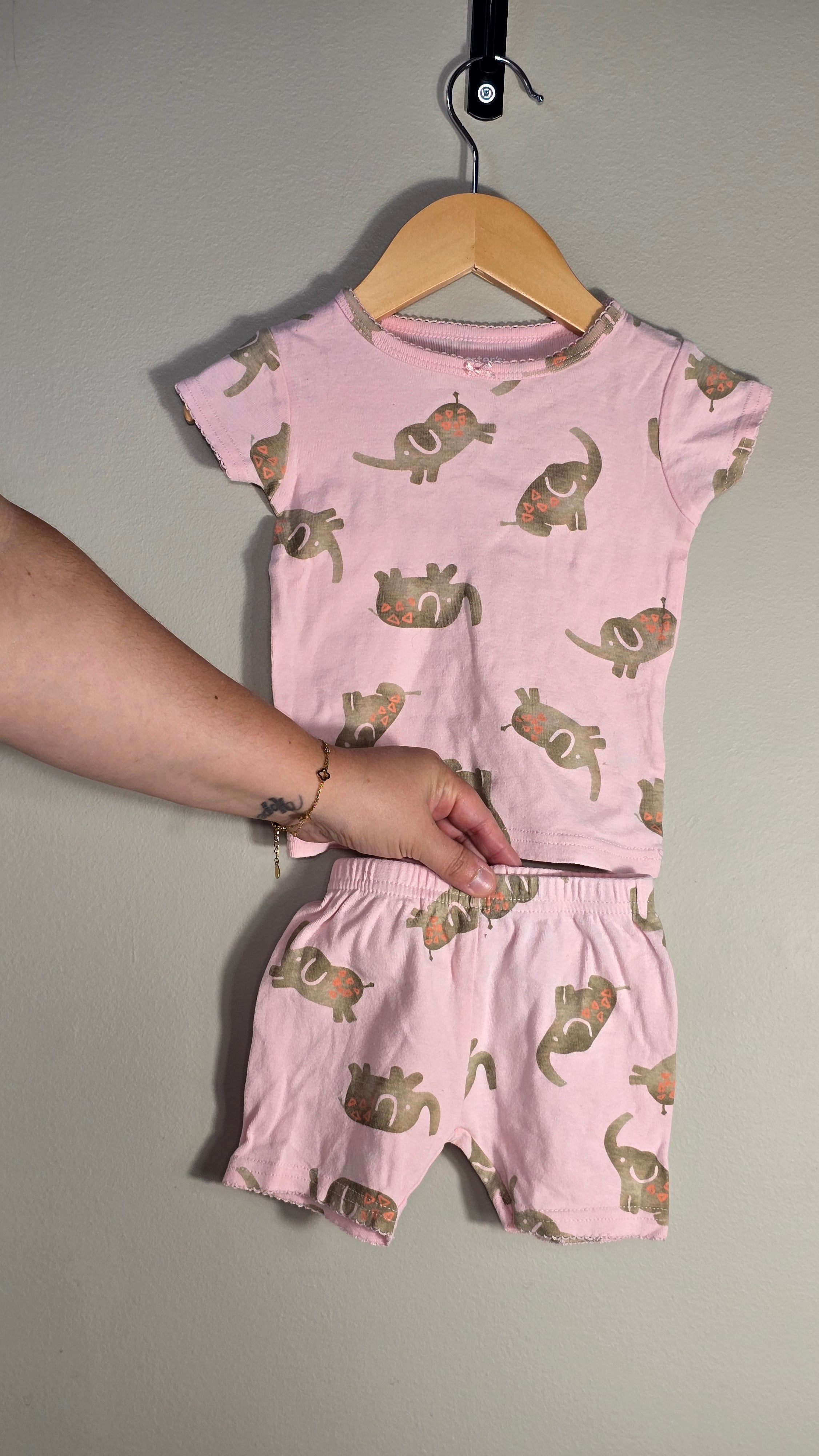 Pyjama court éléphants | Carter's | 18 mois