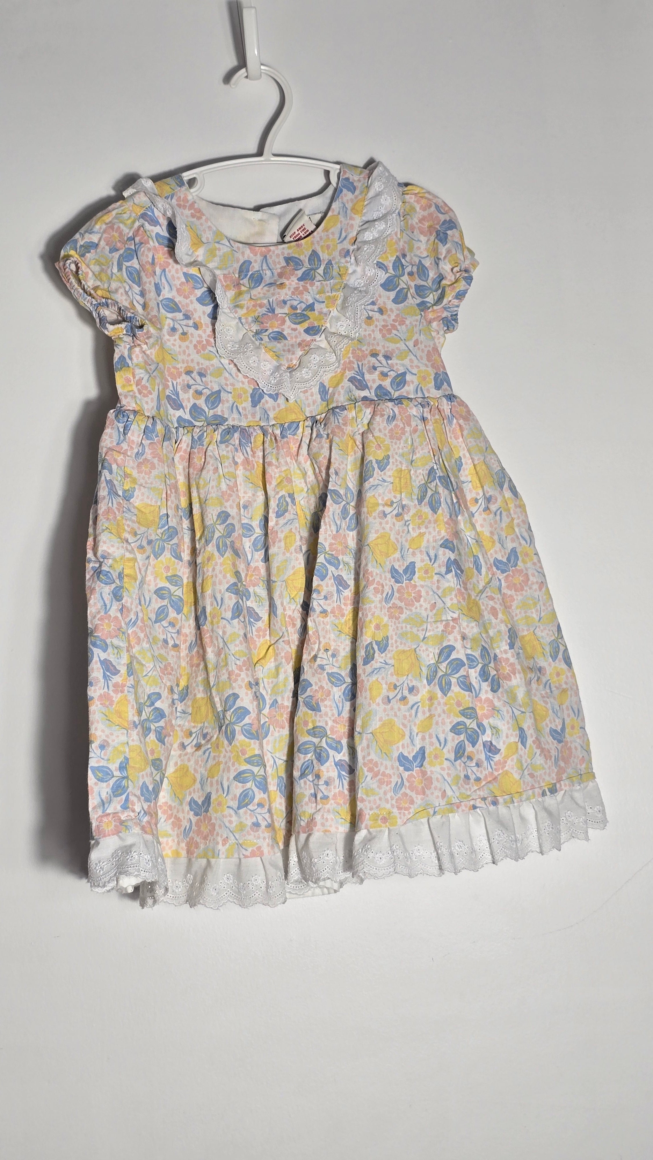 *Robe fleurie doublée avec détails en dentelle | Joie | 5A *Voir dos