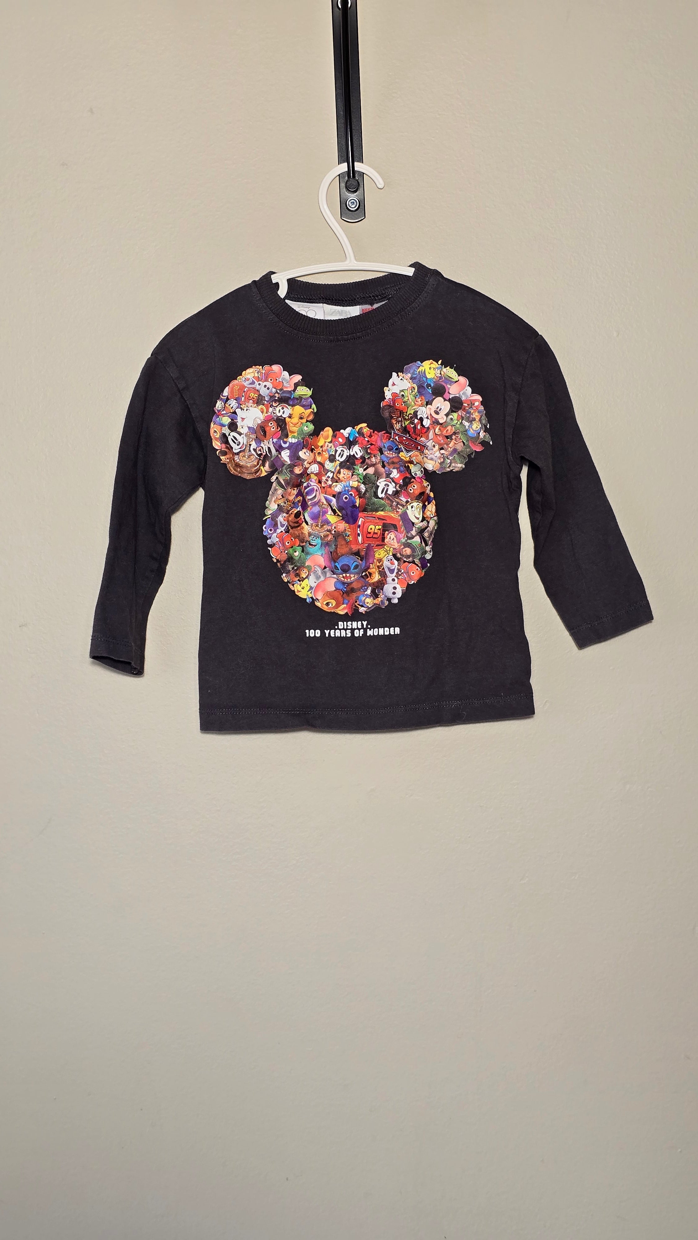 Disney 100 Long-sleeved T-shirt | Zara | 12-18 months