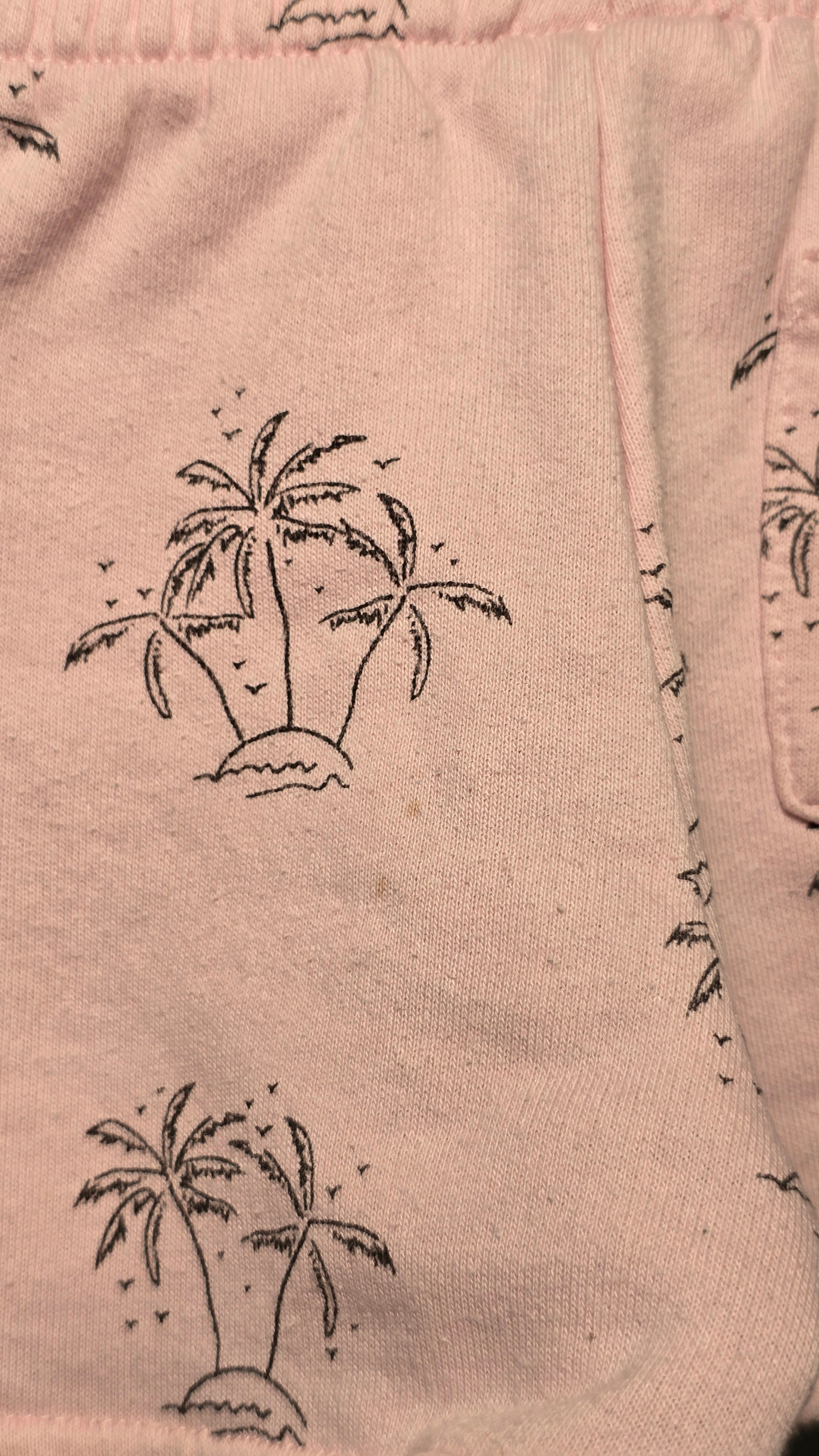 Short palmiers en molleton | Zara | 6 ans (Fait 5 ans) *Minies taches sur les fesses et léger mousseux