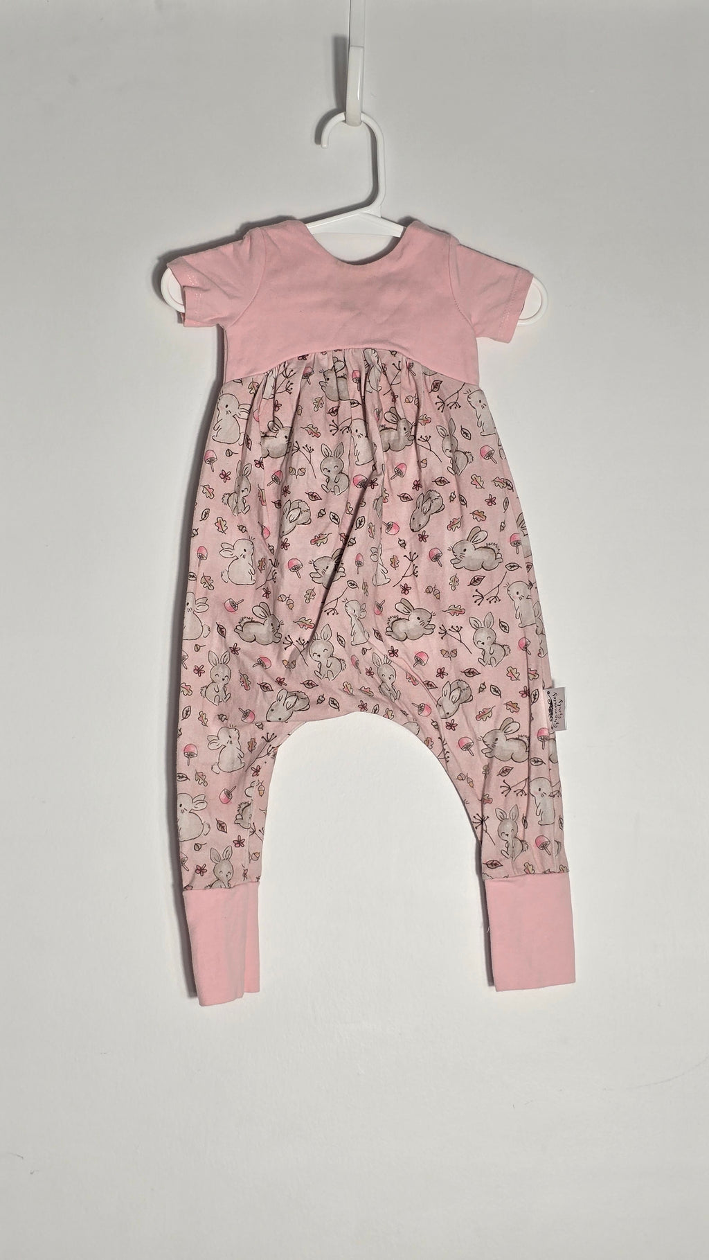 Romper à manches courtes lapins | Grammies Girls | 12 mois
