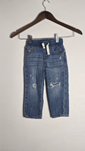 Jeans étroit effet usé taille élastique | Baby Gap | 2T
