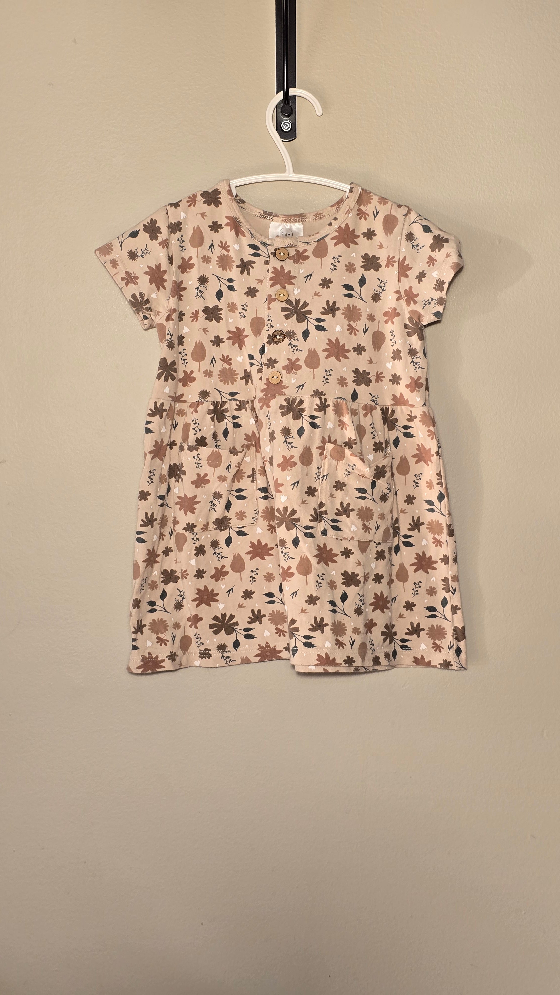 Robe fleurie | Tiny Button Apparel | 2T