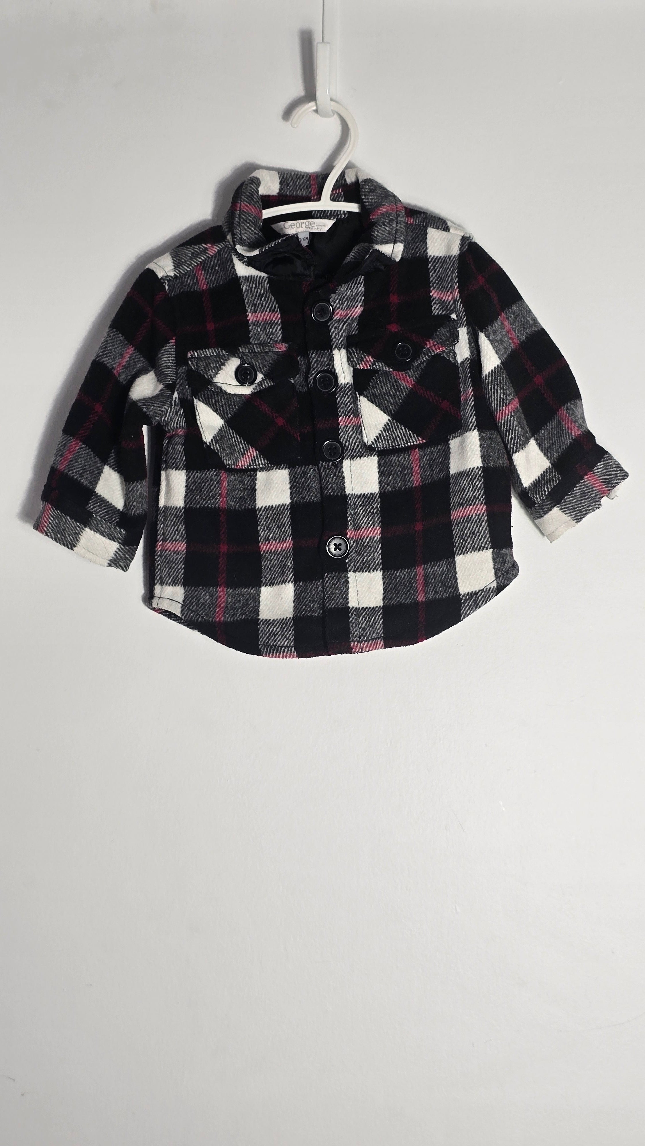 Veste en flanelle | George baby | 6-12 mois