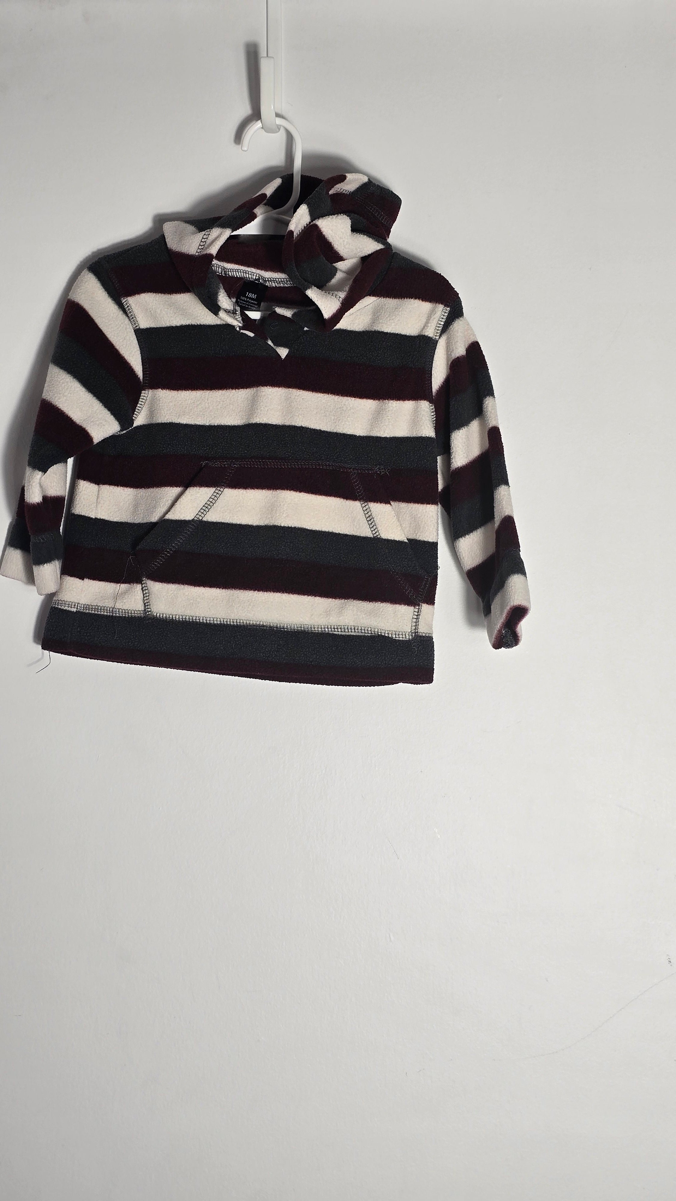 Hoodie ligné en polar | George | 18 mois